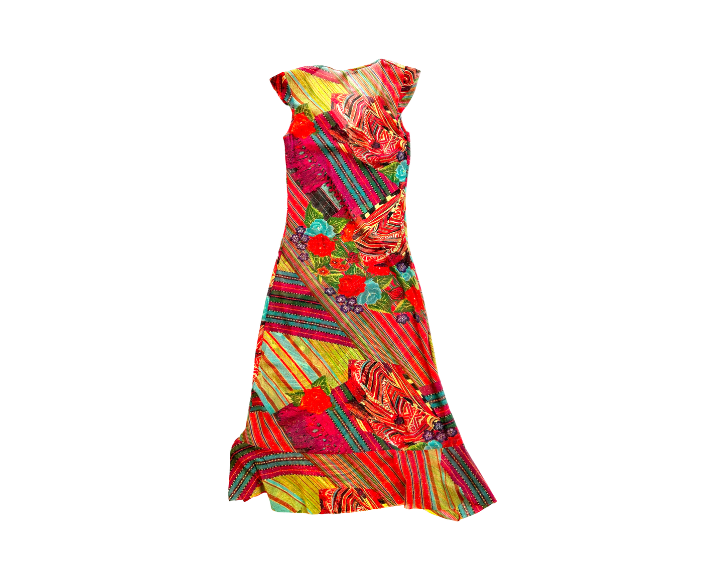 KENZO shiny mesh maxi dress