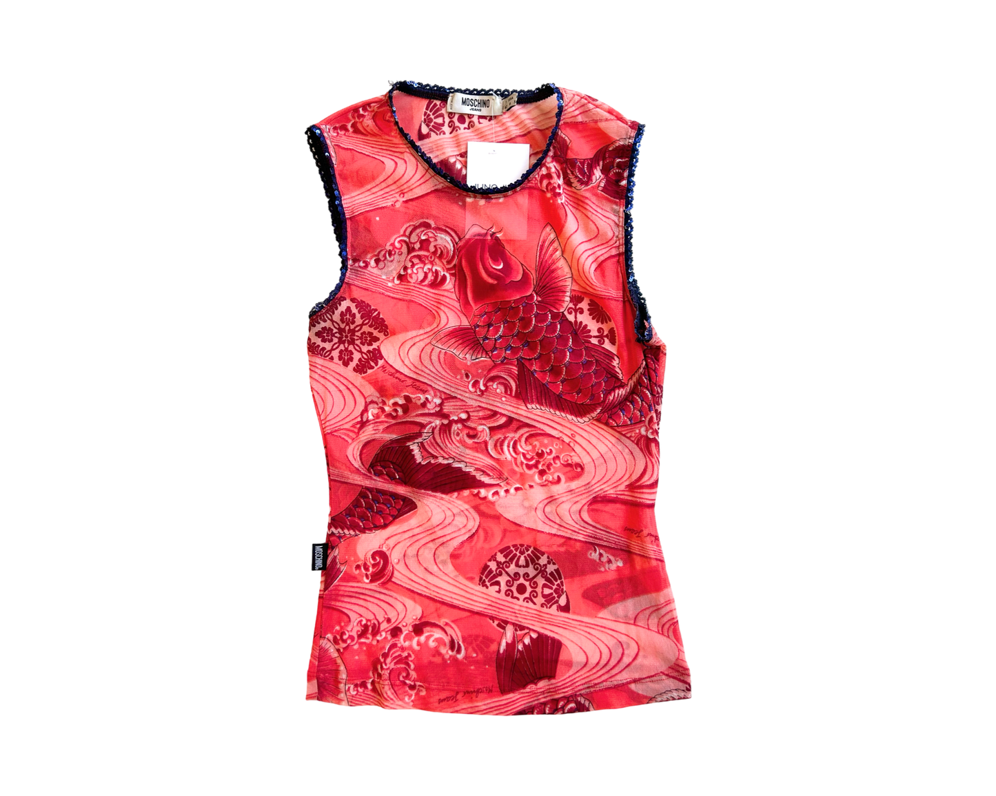 Moschino 90’s koi fish sequins top