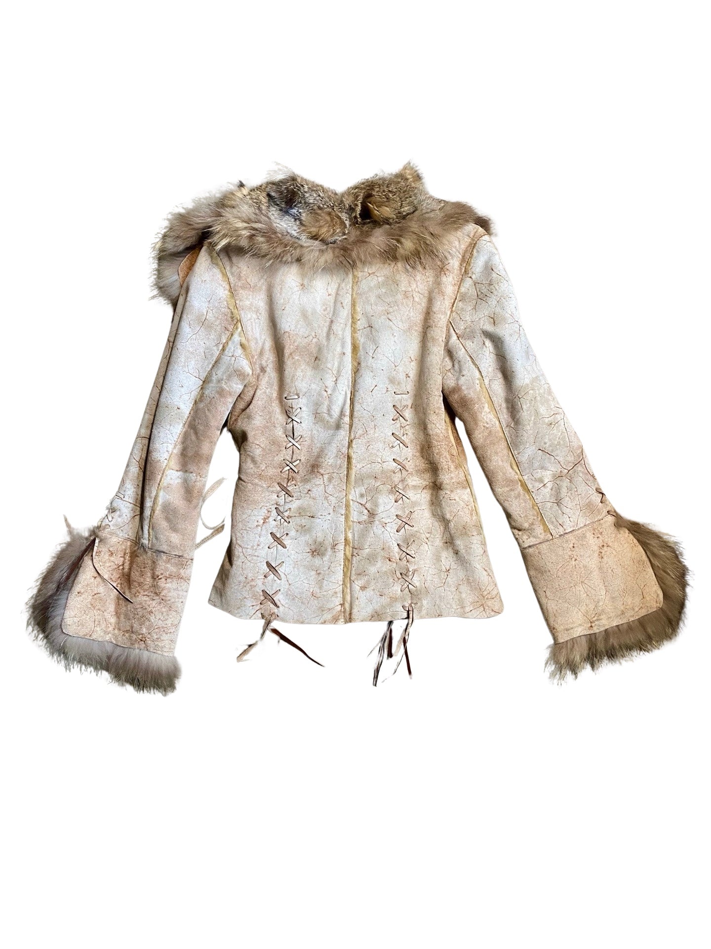 Suede Distressed Penny Lane jacket 2000’s