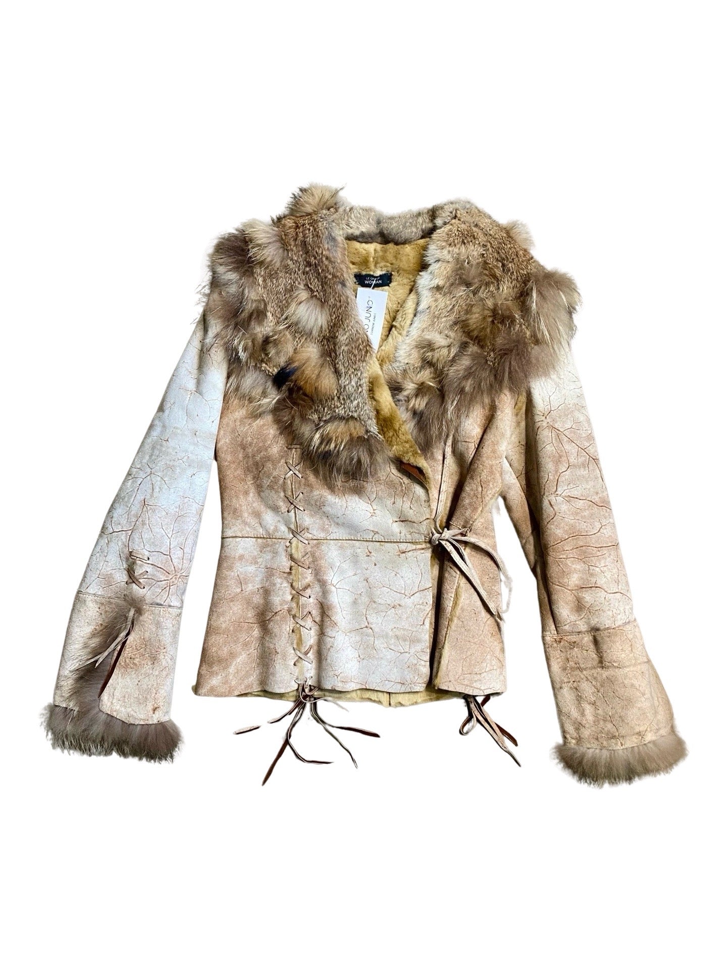 Suede Distressed Penny Lane jacket 2000’s