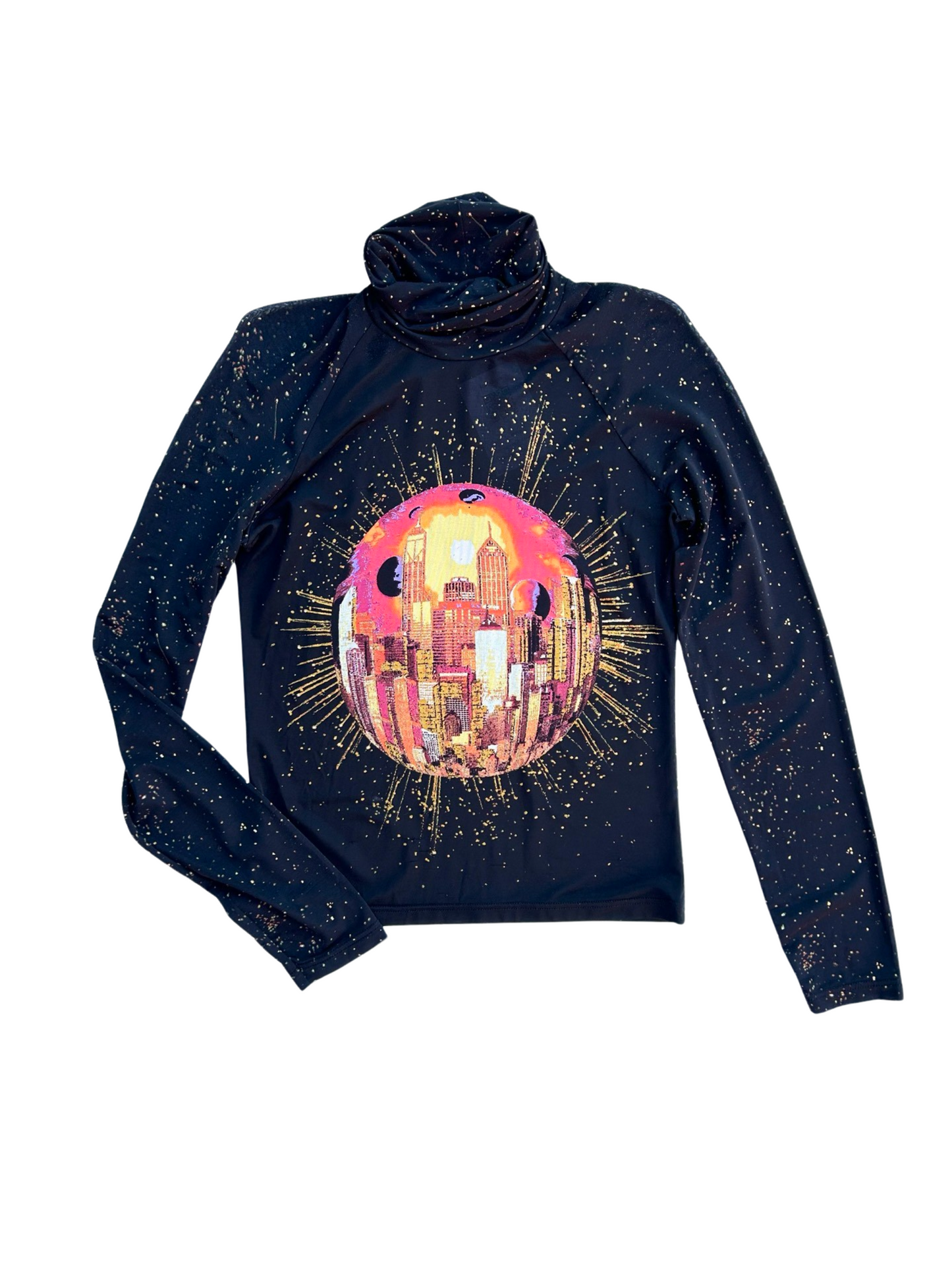 KENZO space polo neck top