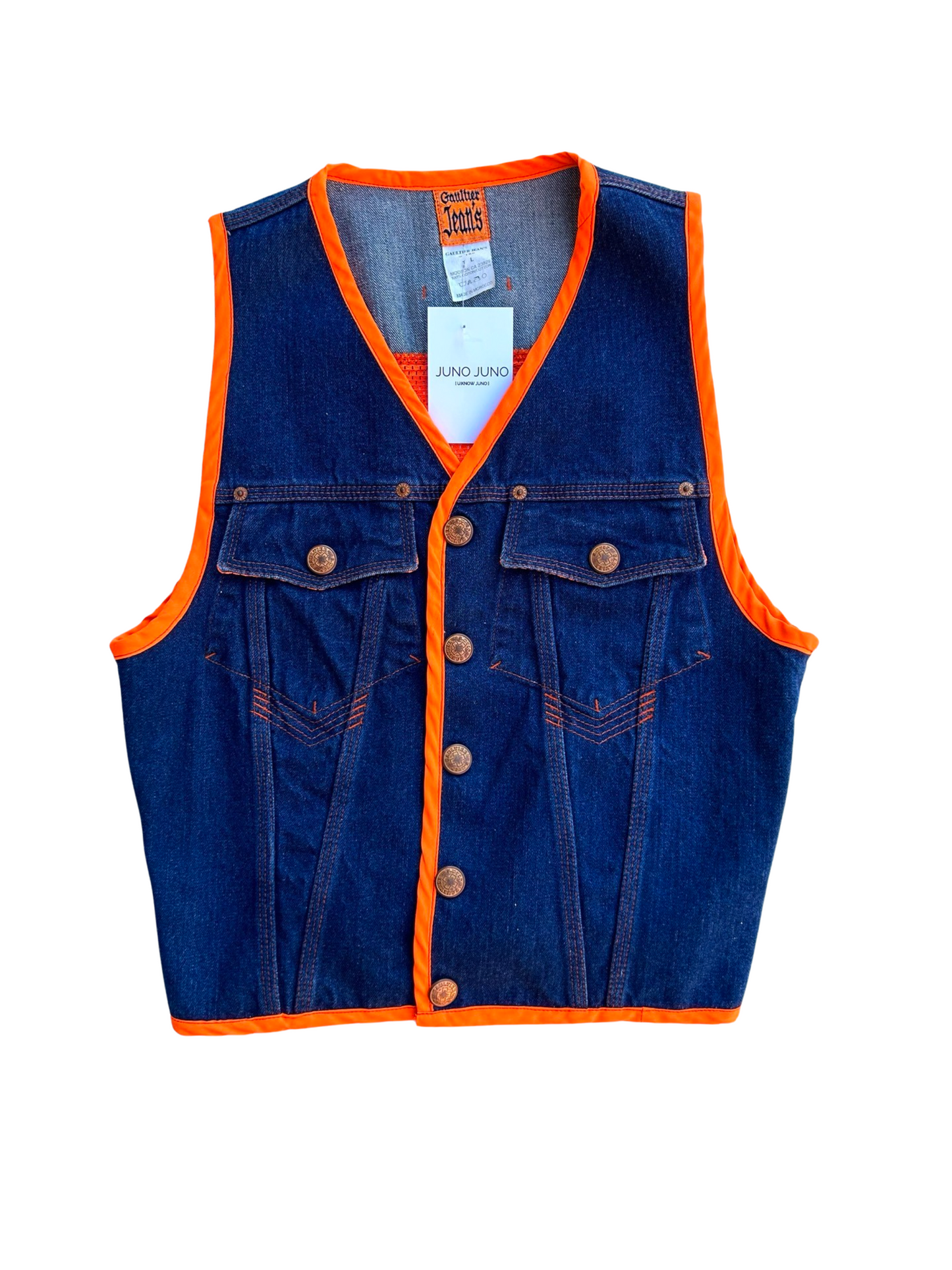 RARE 90’s Gaultier Jeans vest