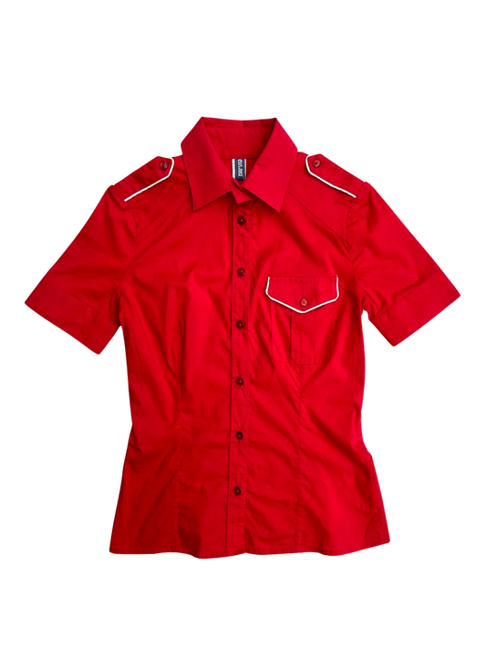 Jean’s Paul Gaultier hot red shirt