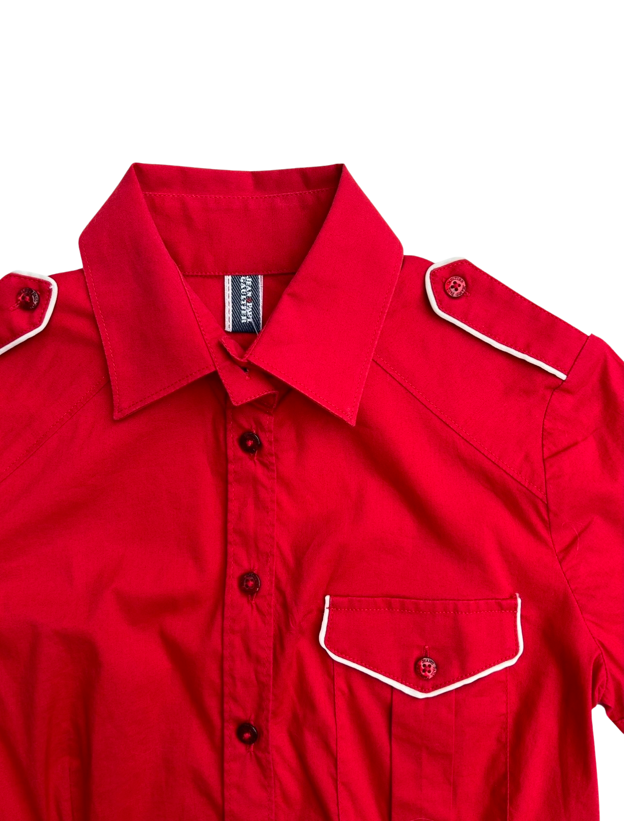 Jean’s Paul Gaultier hot red shirt