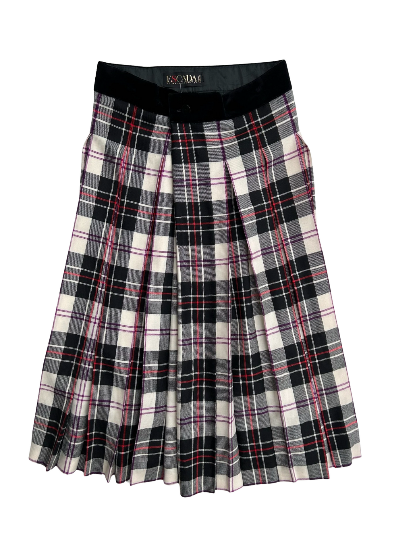 ESCADA pleated midi skirt