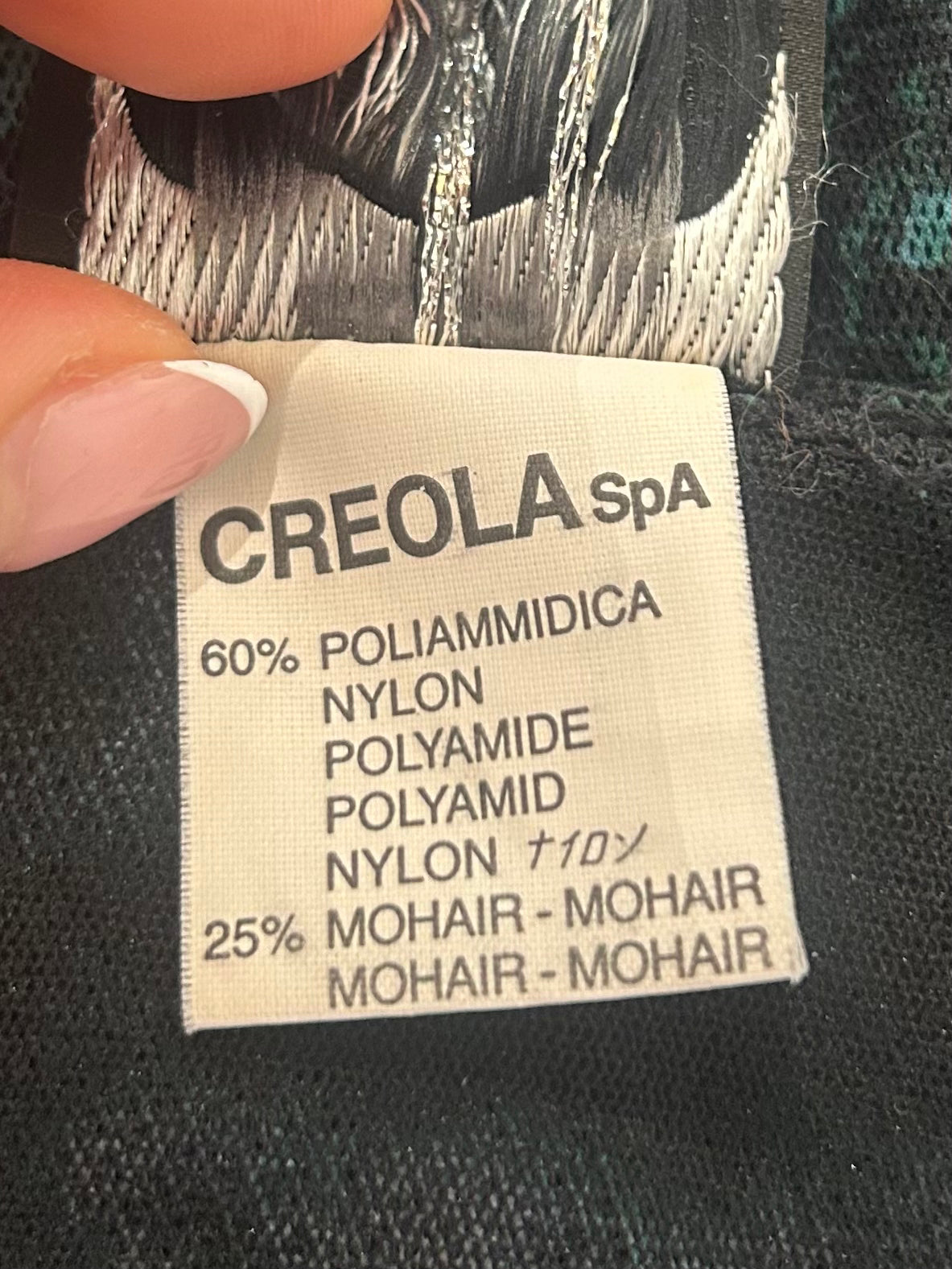 Vintage Creola Futuristic Mesh Top