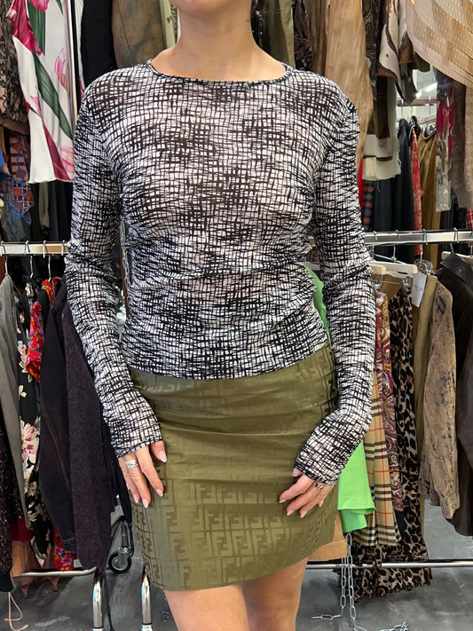 Versus Versace Graphic Print Top