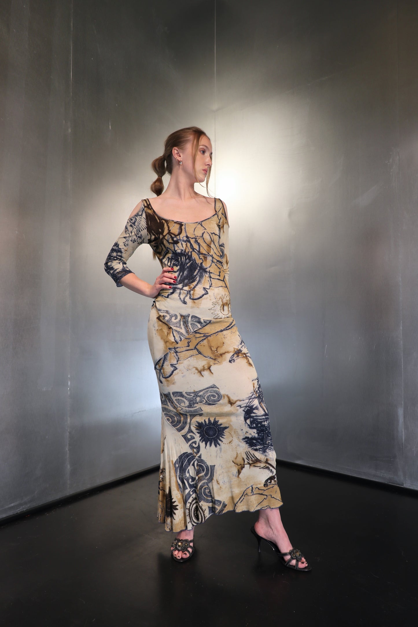Roberto Cavalli S/S 2003 Tattoo Dress