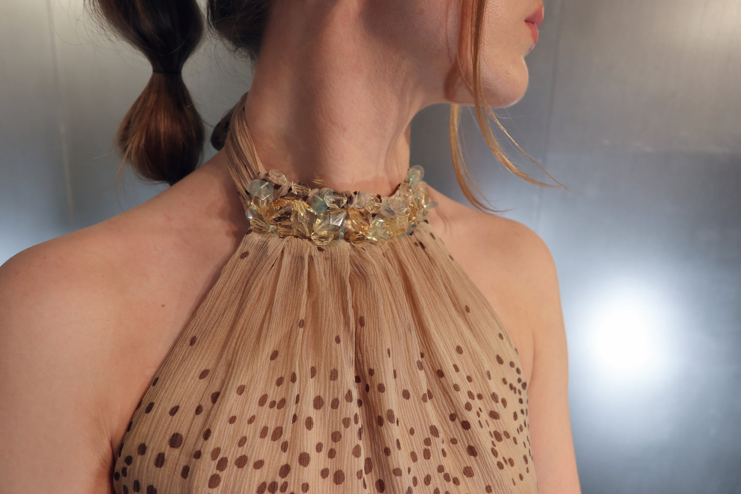 2000´s Cristina Effe Silk Halter Dress