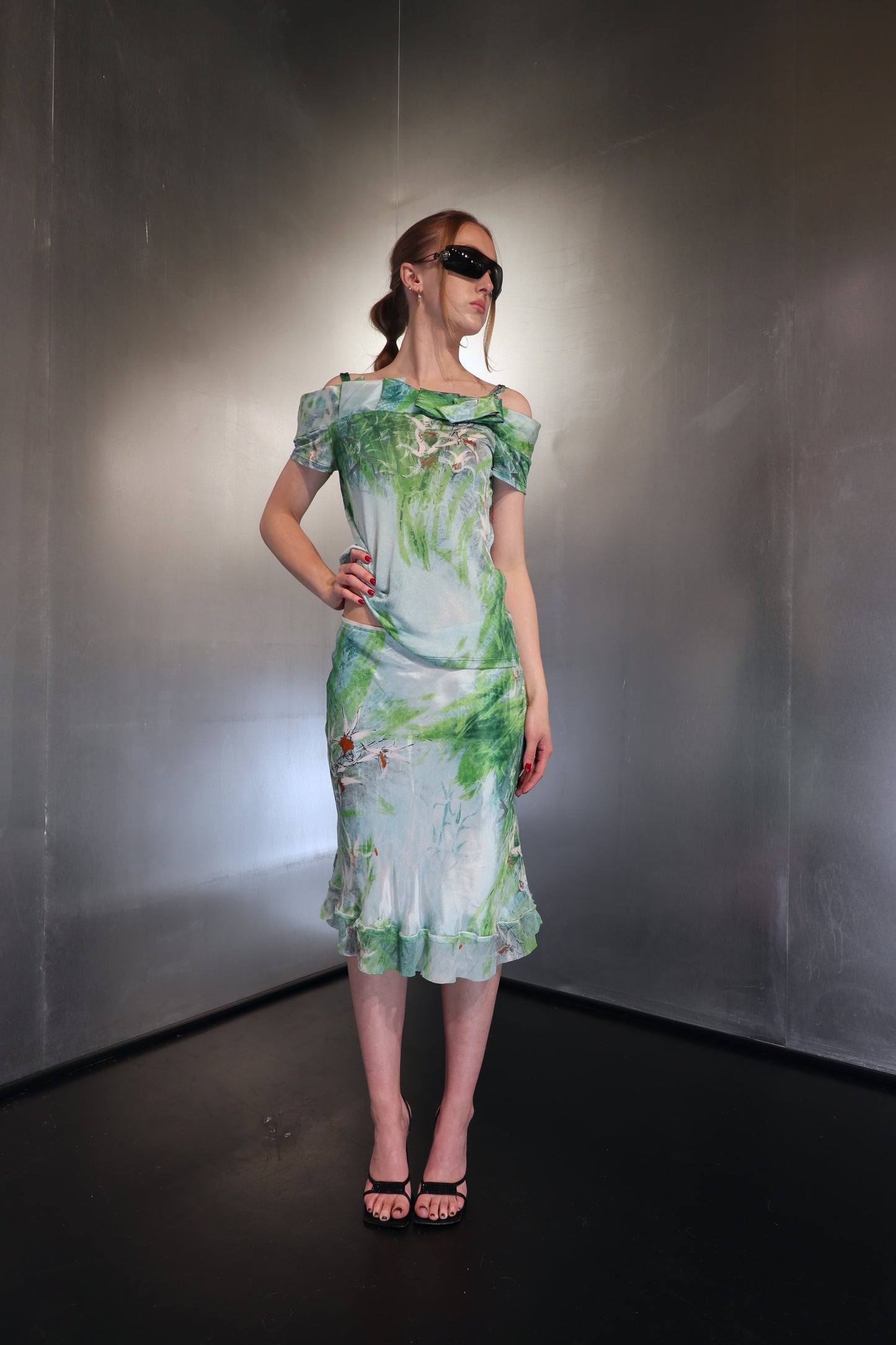 Vintage Roberta Scarpa Off Shoulder Set