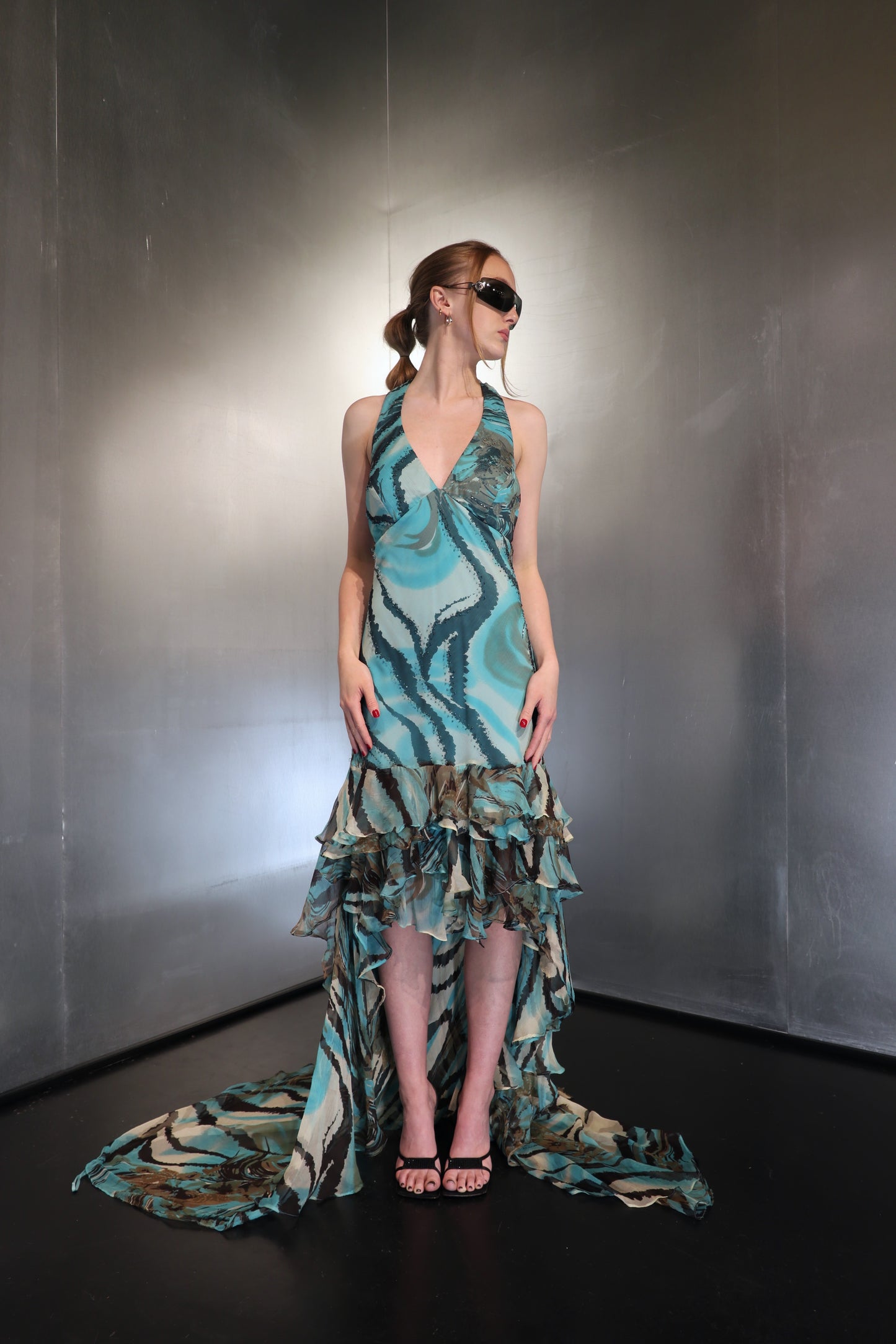 Carmen Cinefra Silk Maxi Dress