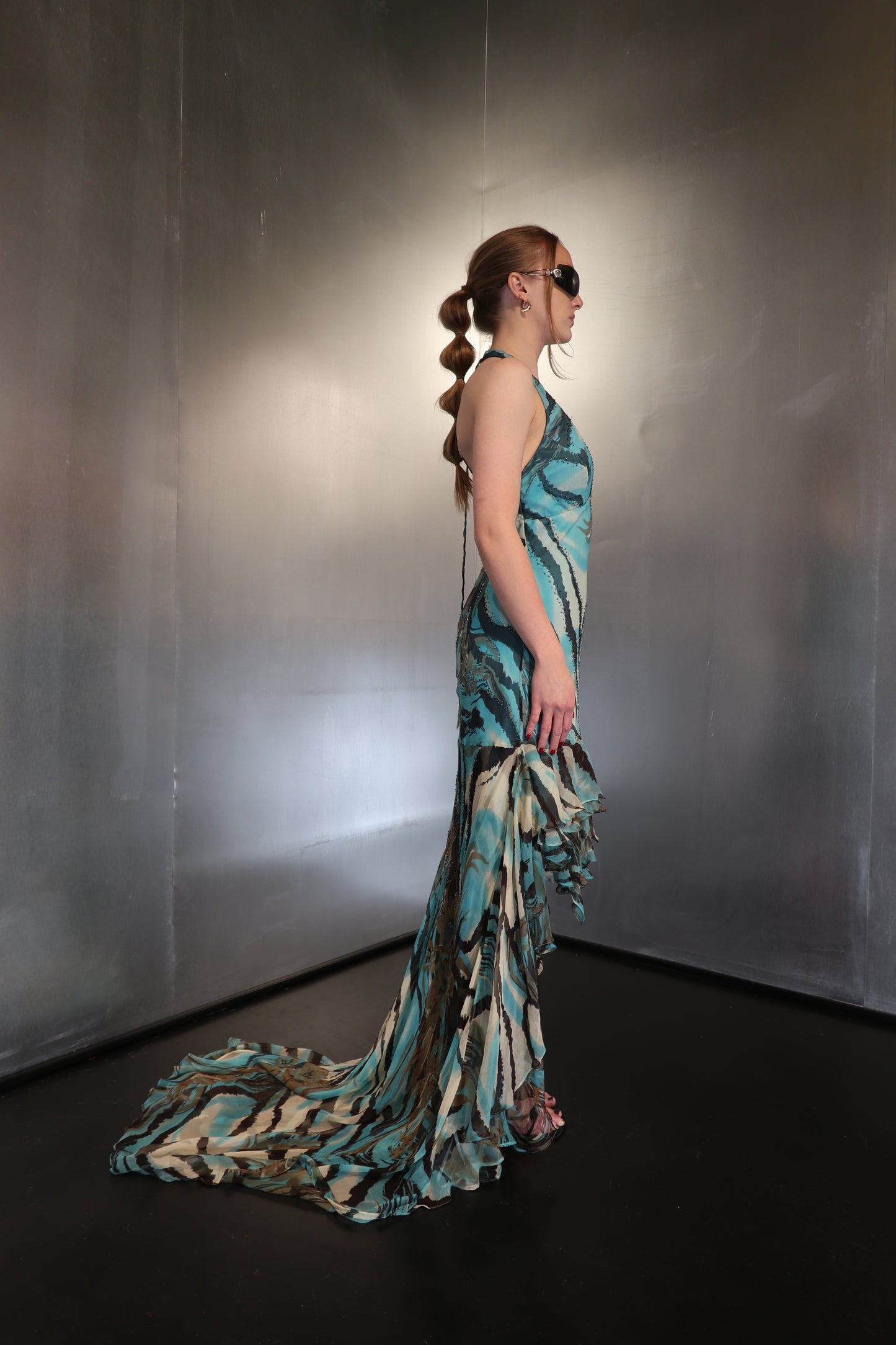 Carmen Cinefra Silk Maxi Dress