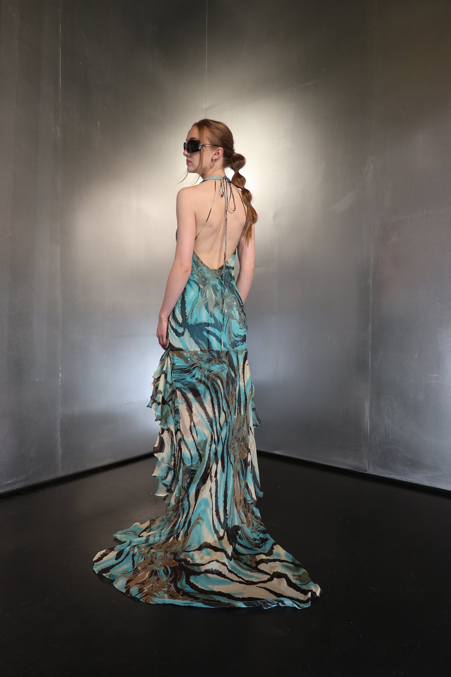 Carmen Cinefra Silk Maxi Dress