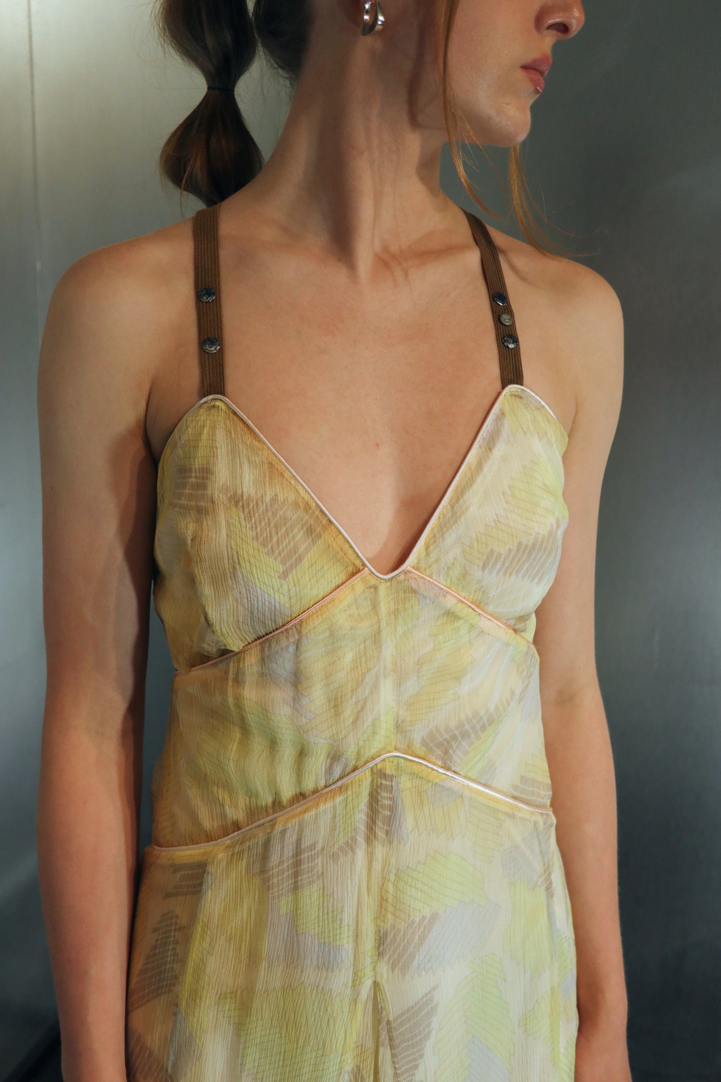 2000´s Diesel Butter Yellow Silk Dress