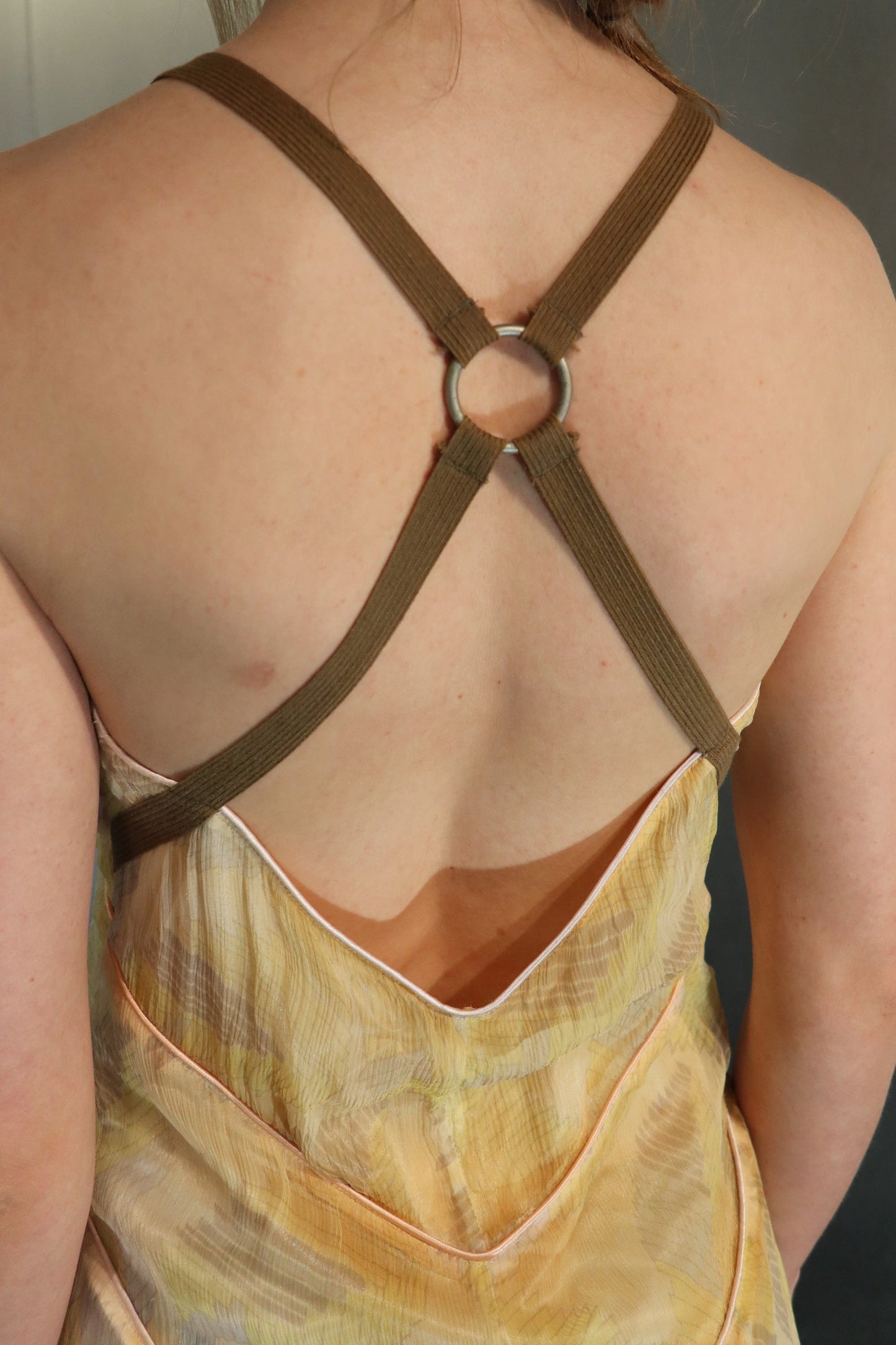2000´s Diesel Butter Yellow Silk Dress