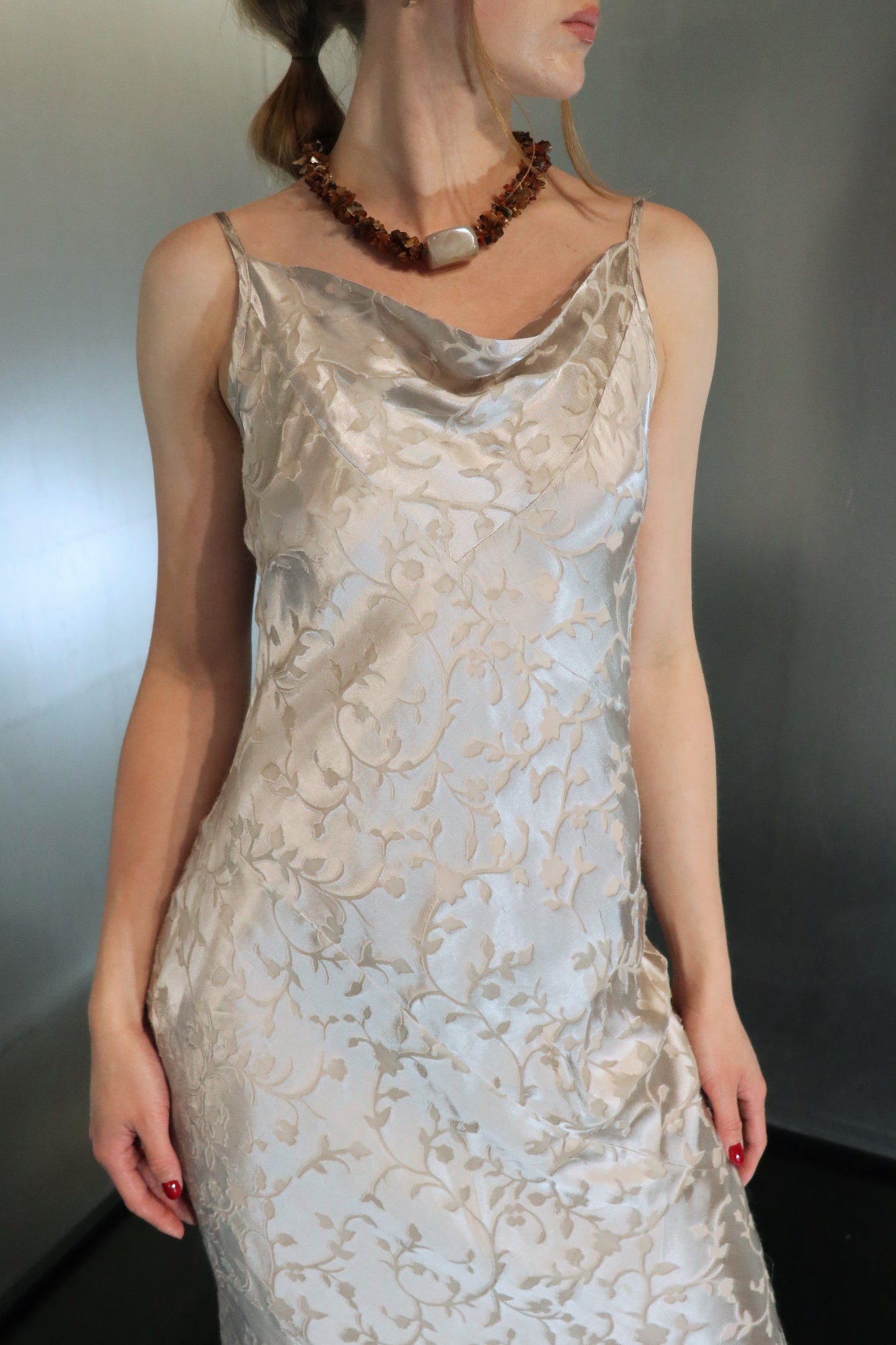 Vintage Silver Gown