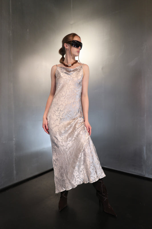 Vintage Silver Gown