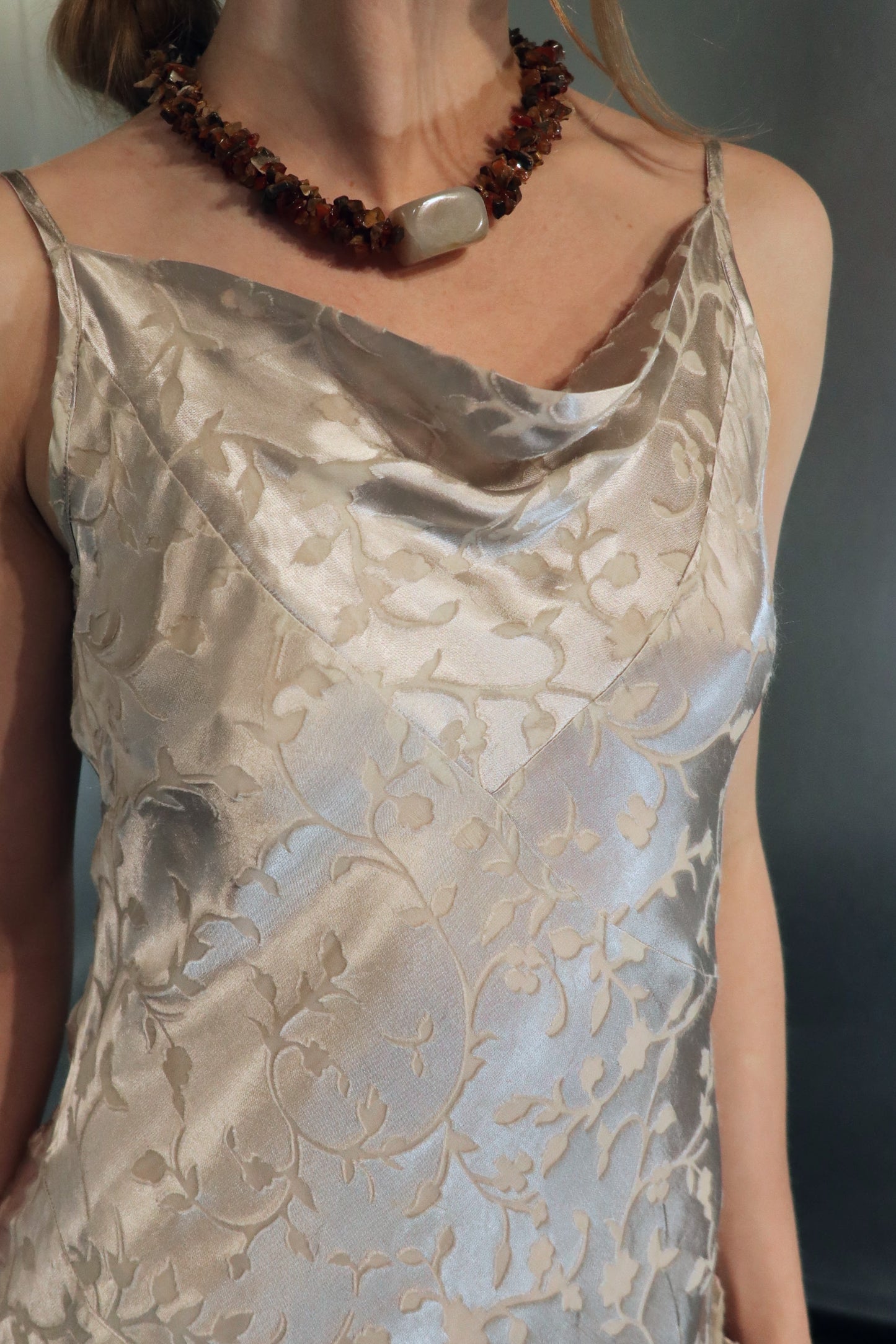 Vintage Silver Gown
