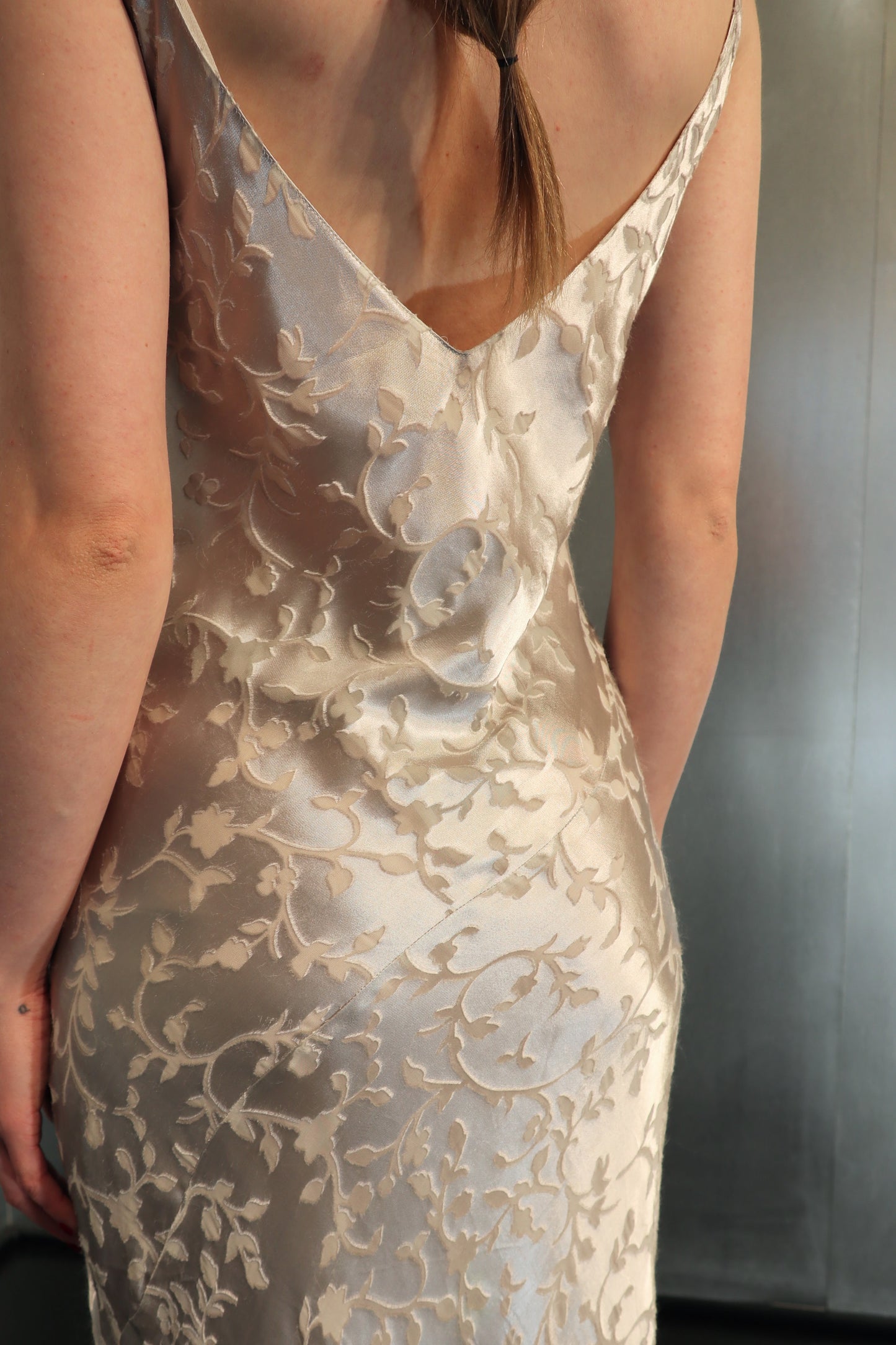 Vintage Silver Gown