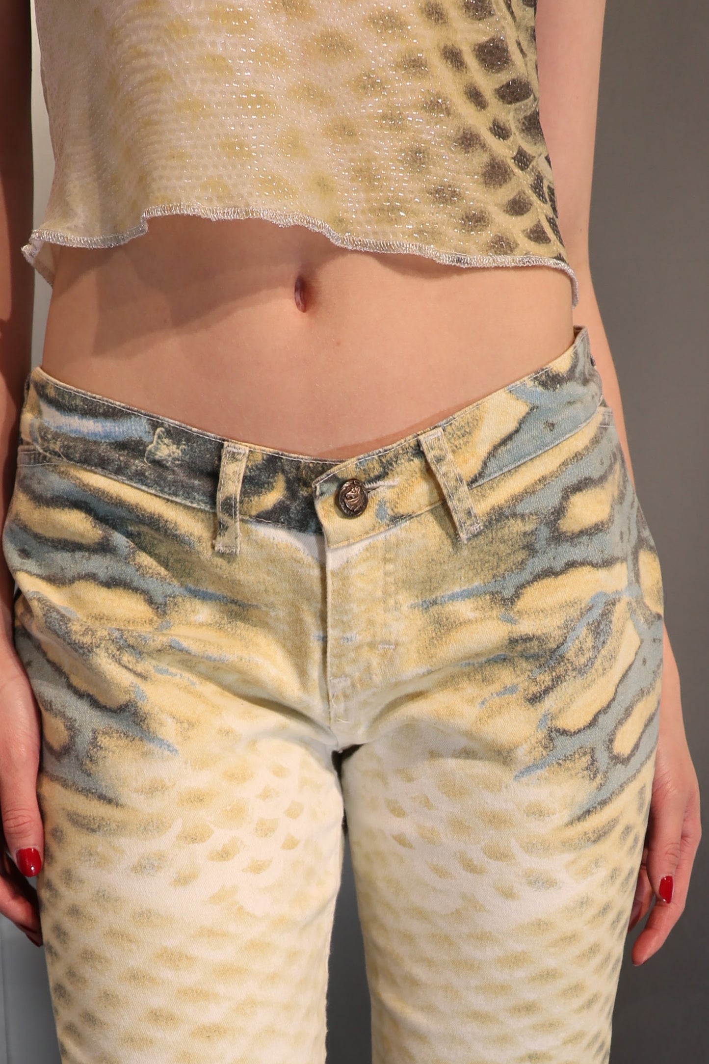 Roberto Cavalli Y2K reptile set