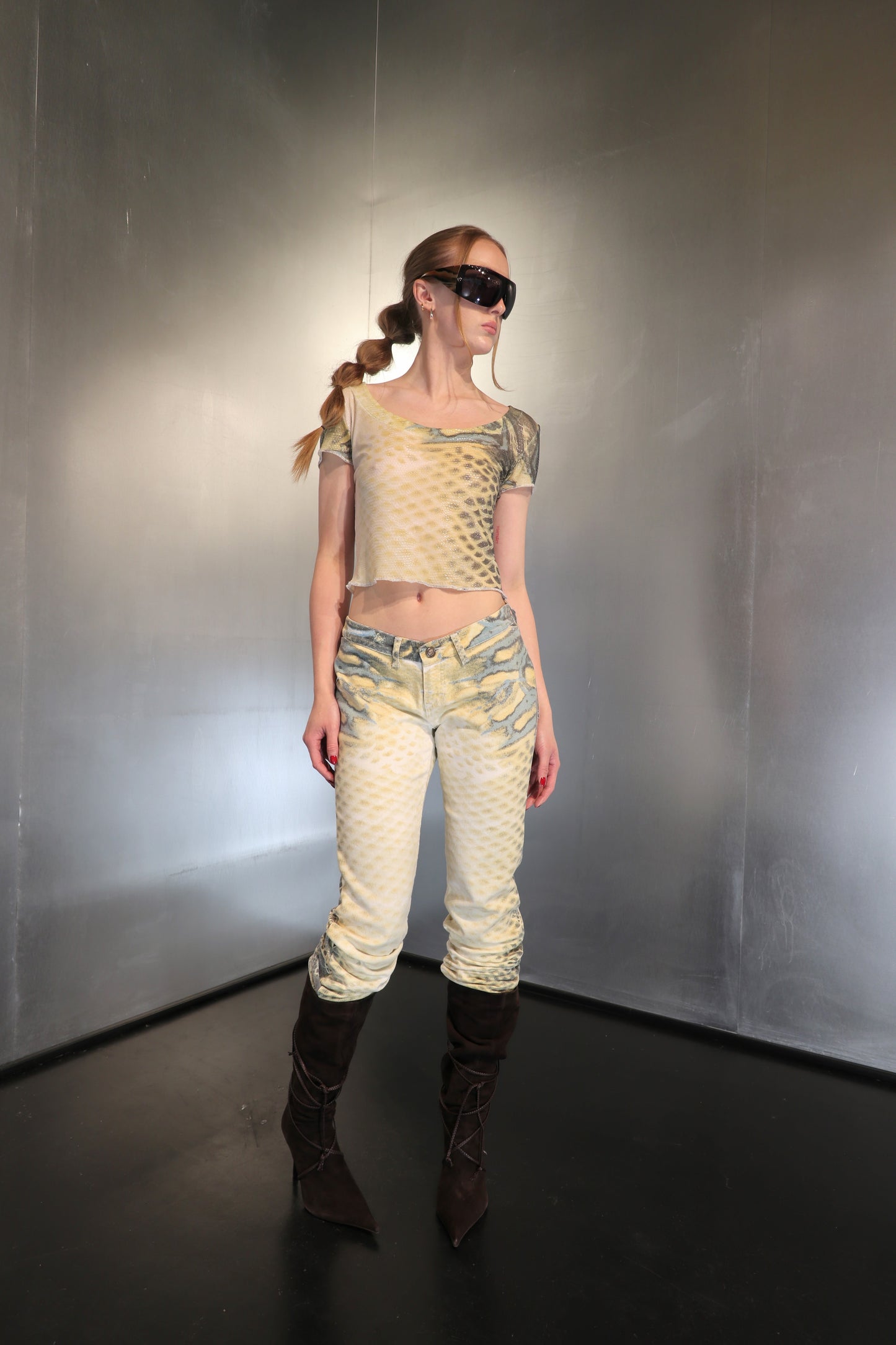 Roberto Cavalli Y2K reptile set