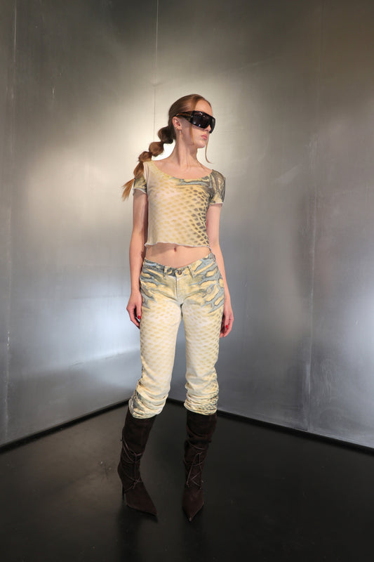 Roberto Cavalli Y2K reptile set