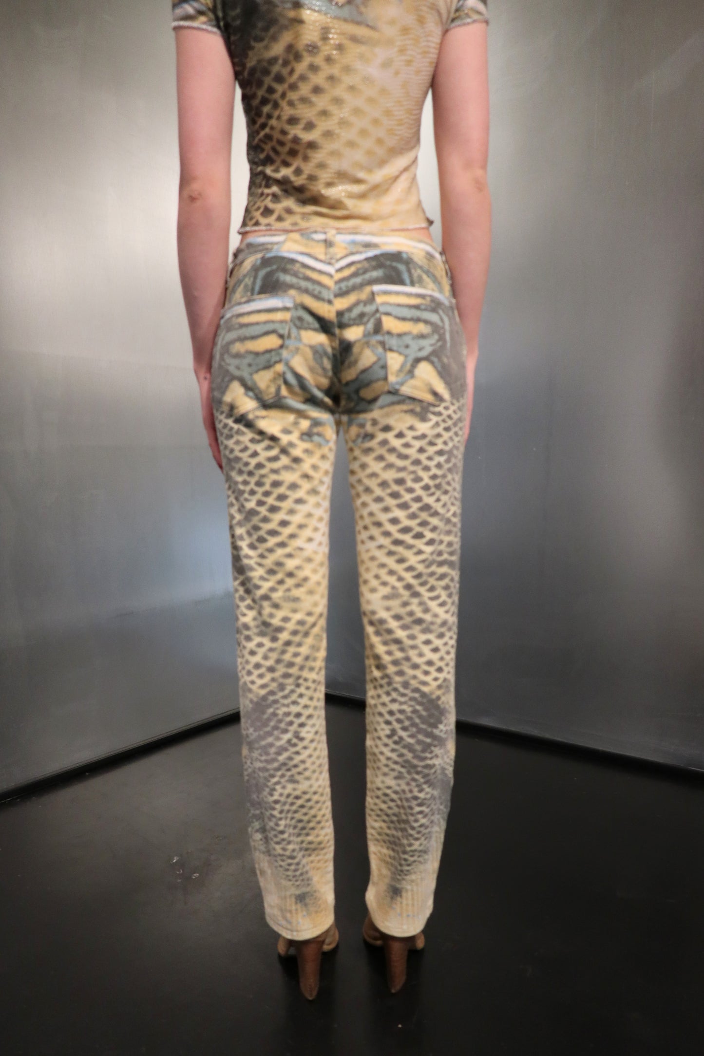 Roberto Cavalli Y2K reptile set