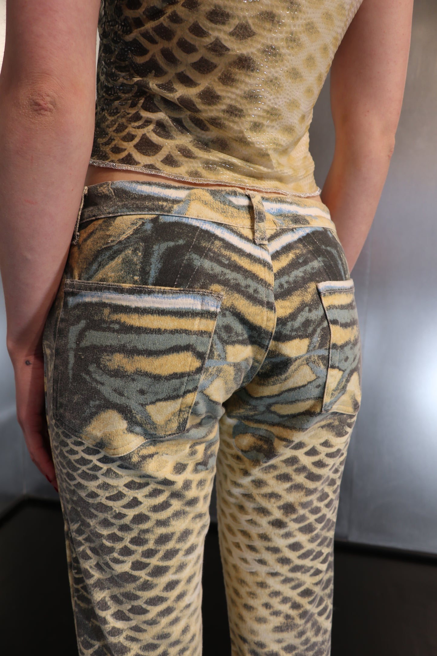 Roberto Cavalli Y2K reptile set