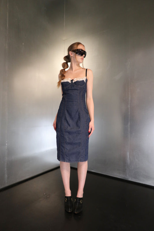 2000´s Dolce & Gabbana Denim Corset Dress