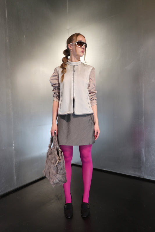 Prada Sport SS00 Technical Mesh Moto Jacket