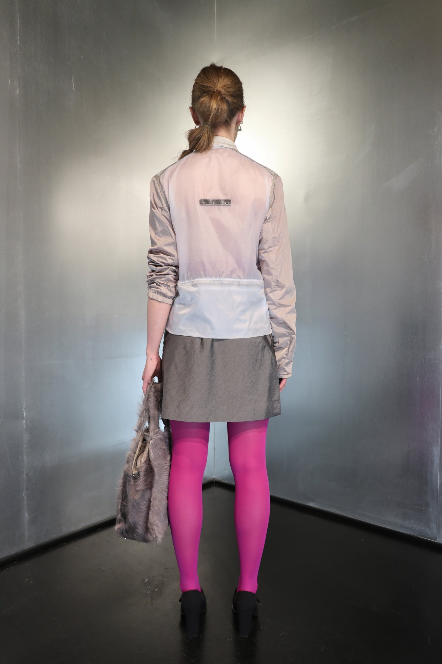 Prada Sport SS00 Technical Mesh Moto Jacket