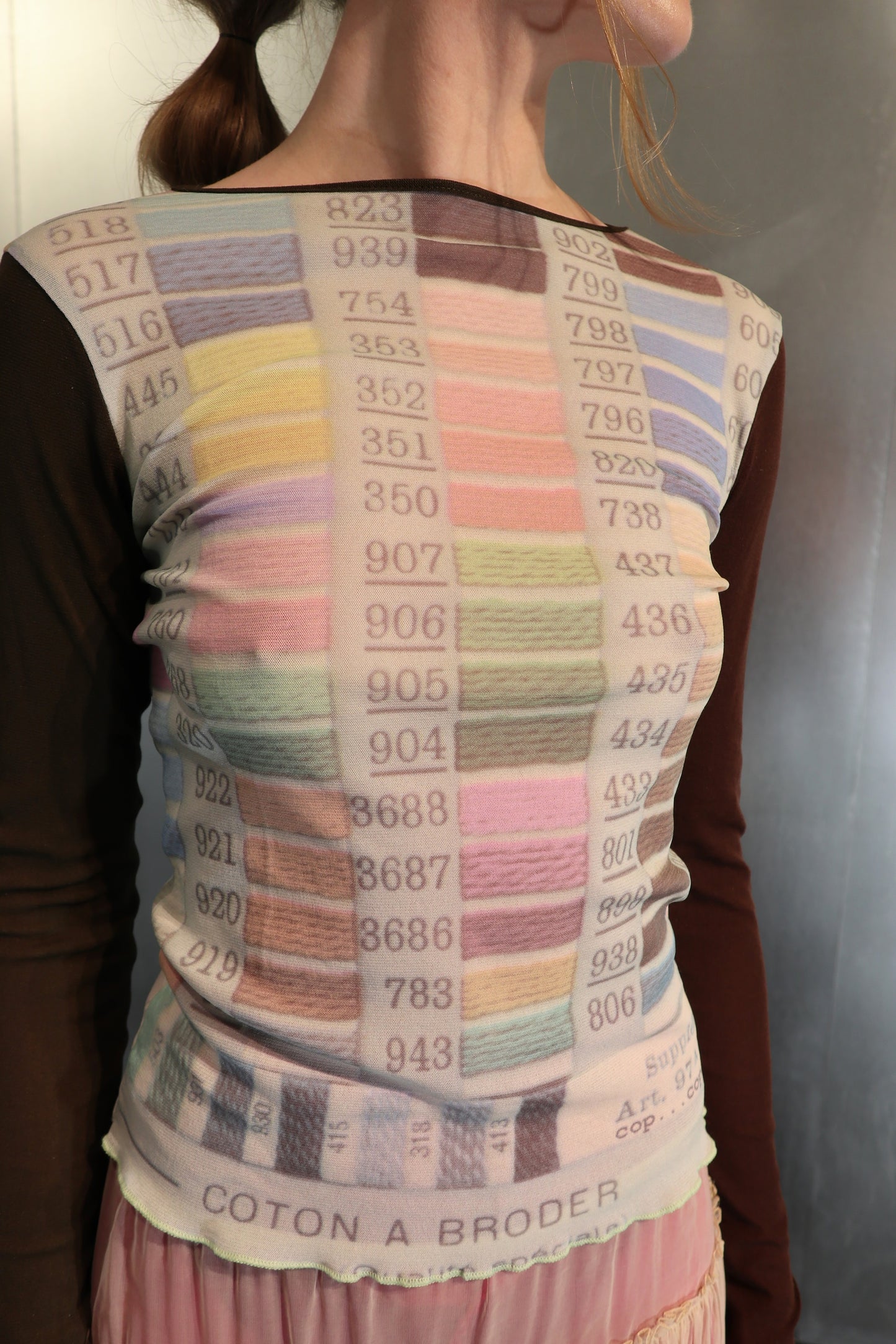 2000´s Cop Copine "Color Finder" Mesh topp