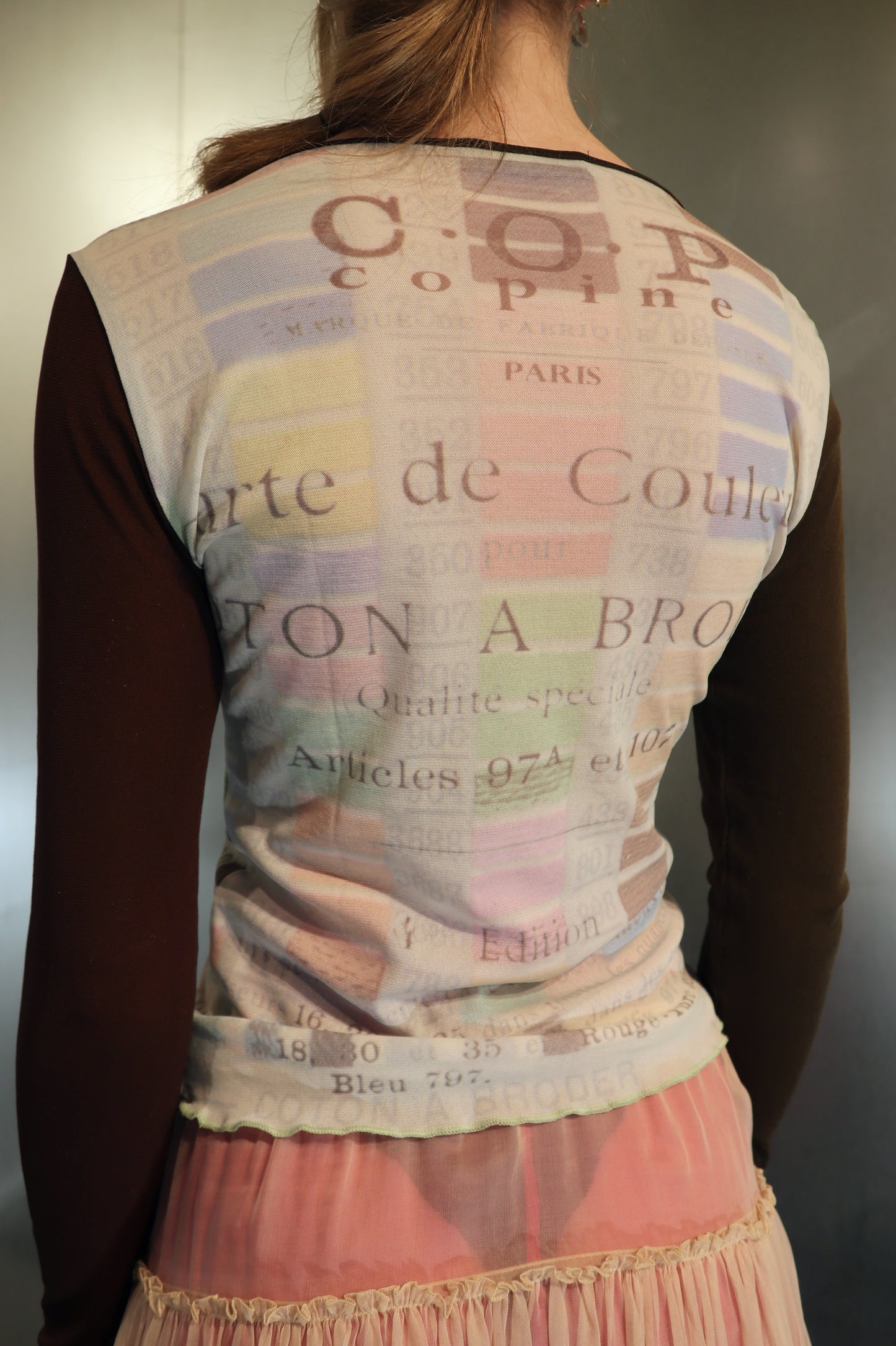 2000´s Cop Copine "Color Finder" Mesh topp