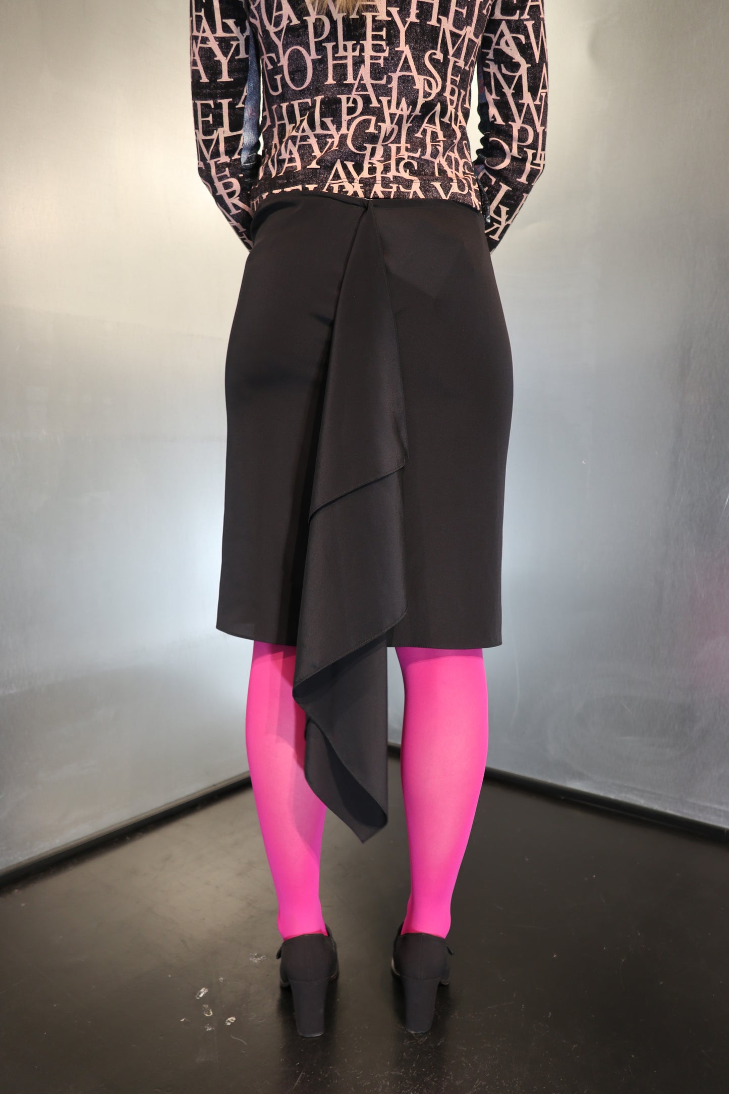 Just Cavalli ballerina core draped mini skirt