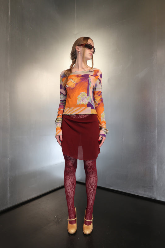 KENZO Colorfull Mesh Top