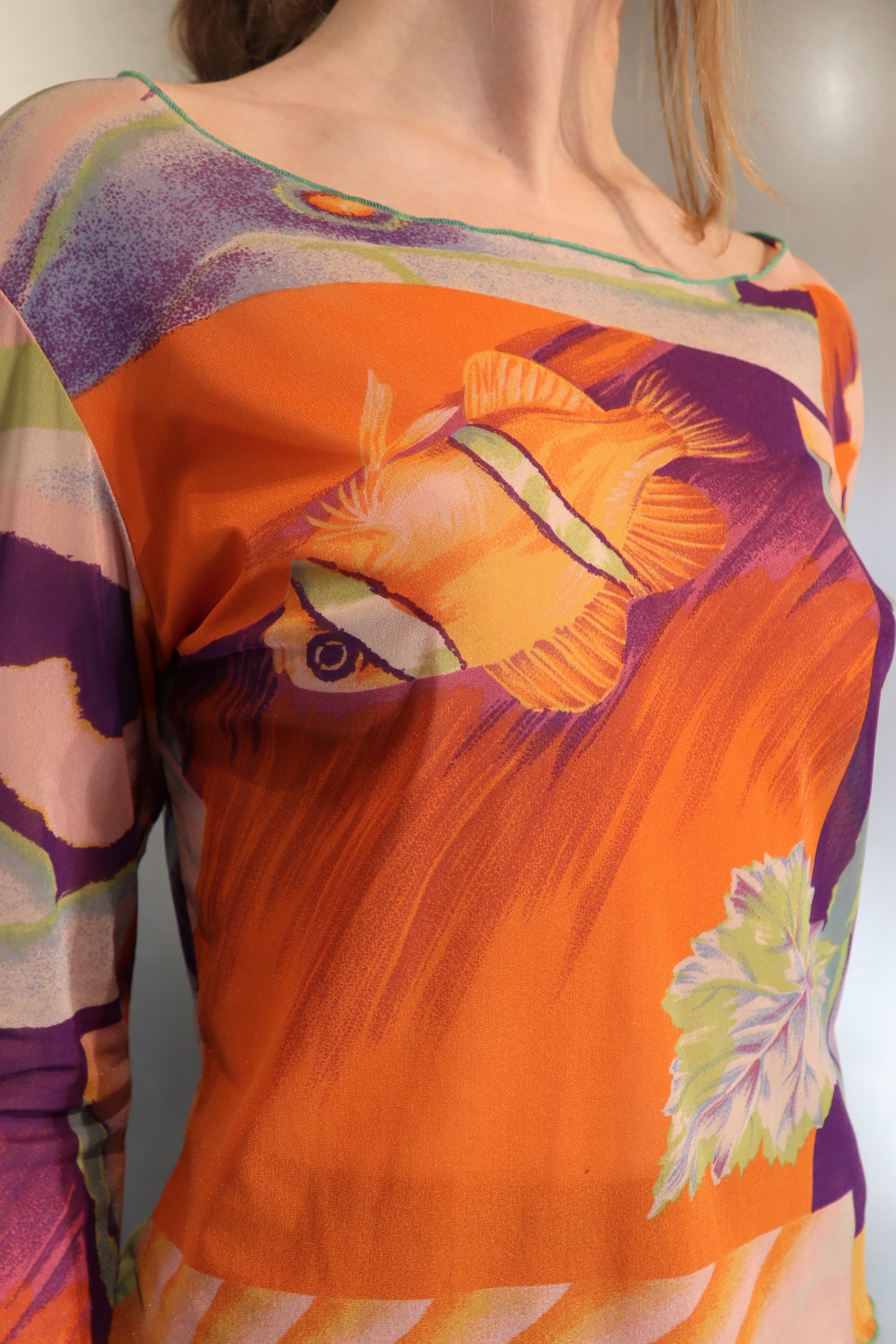 KENZO Colorfull Mesh Top