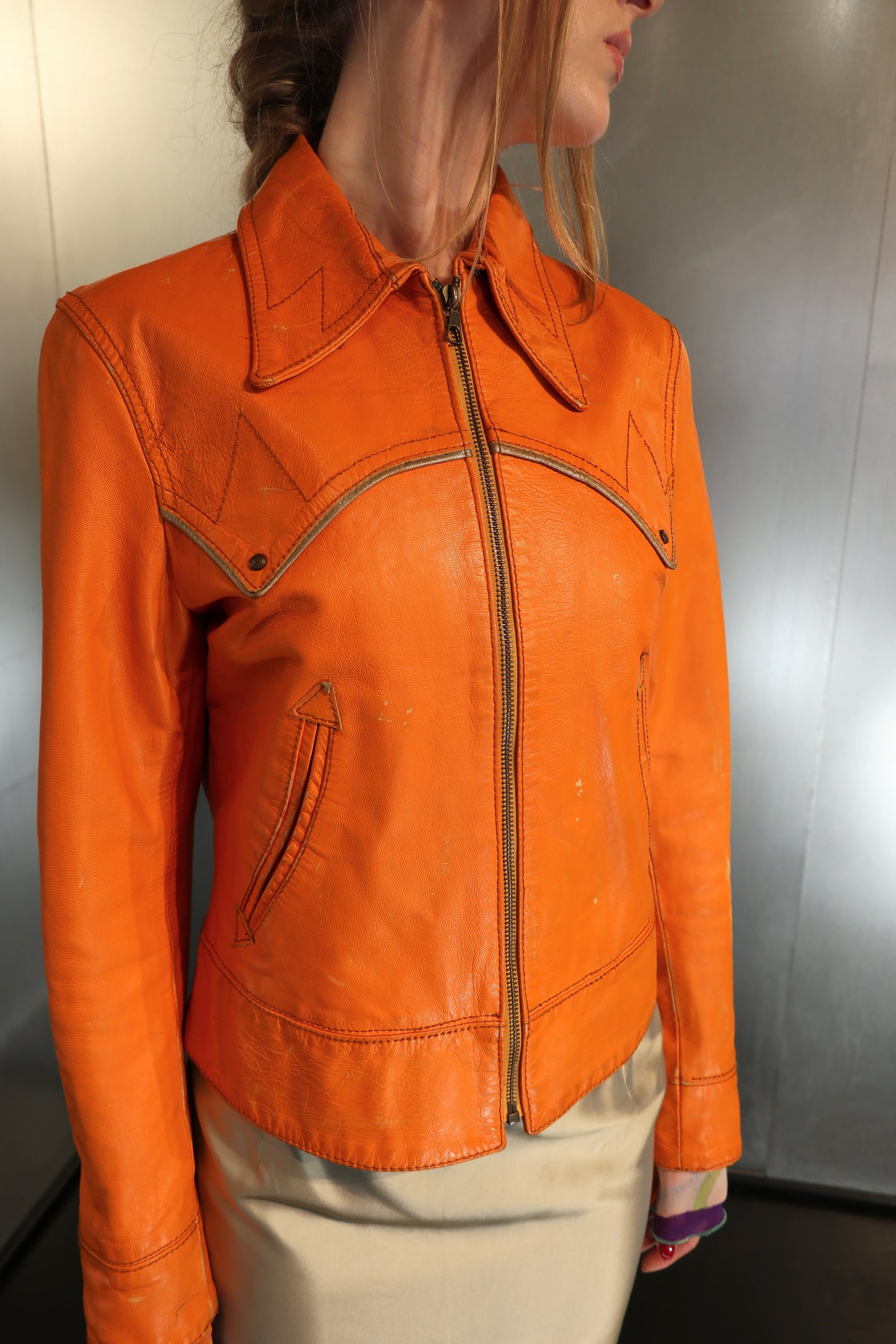 Miss Sixty Wild Vibrant Orange Jacket