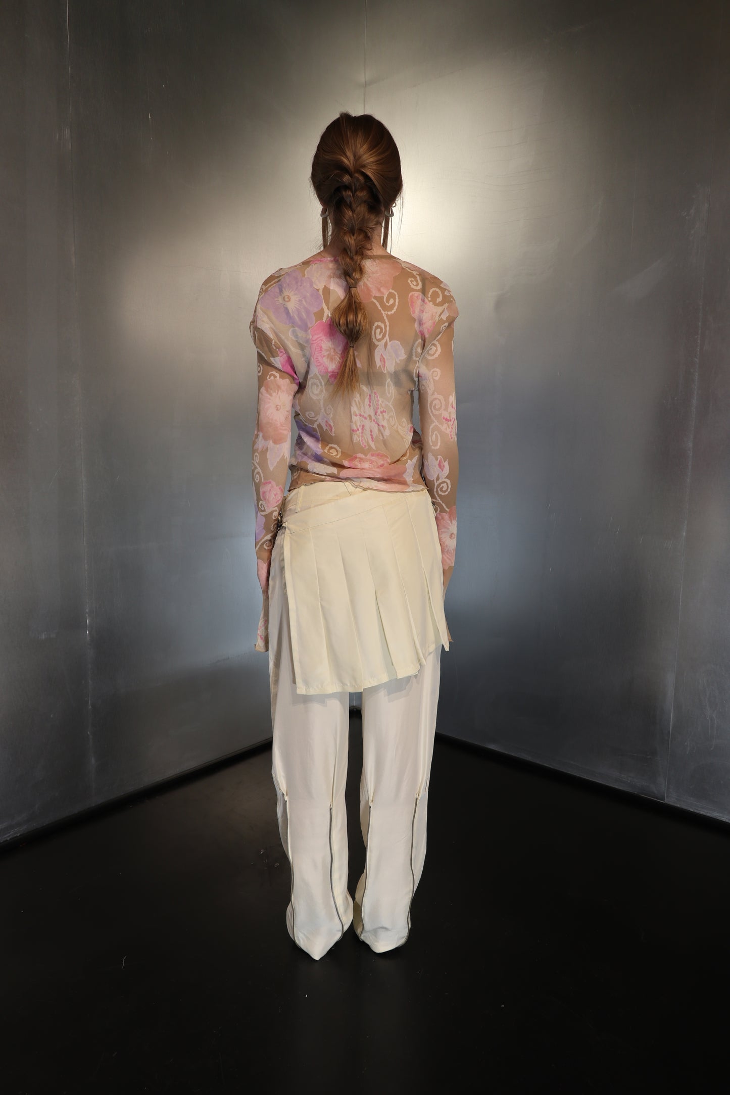 Gaetano Navarra Detachable Skirt Pants