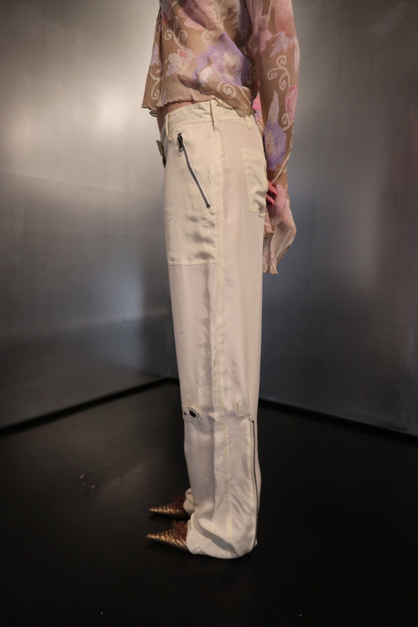 Gaetano Navarra Detachable Skirt Pants
