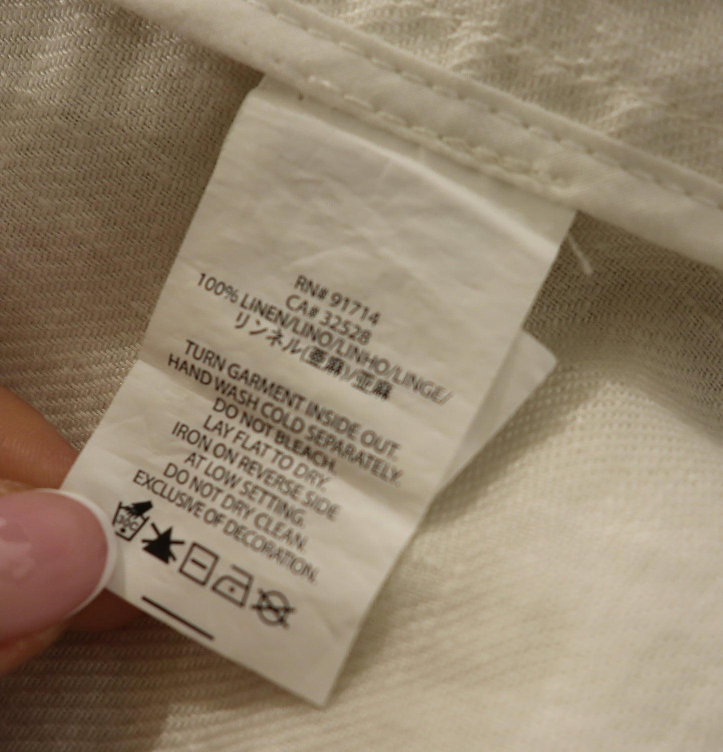 2000´s Armani Exchange Soft Linnen Biker Jacket