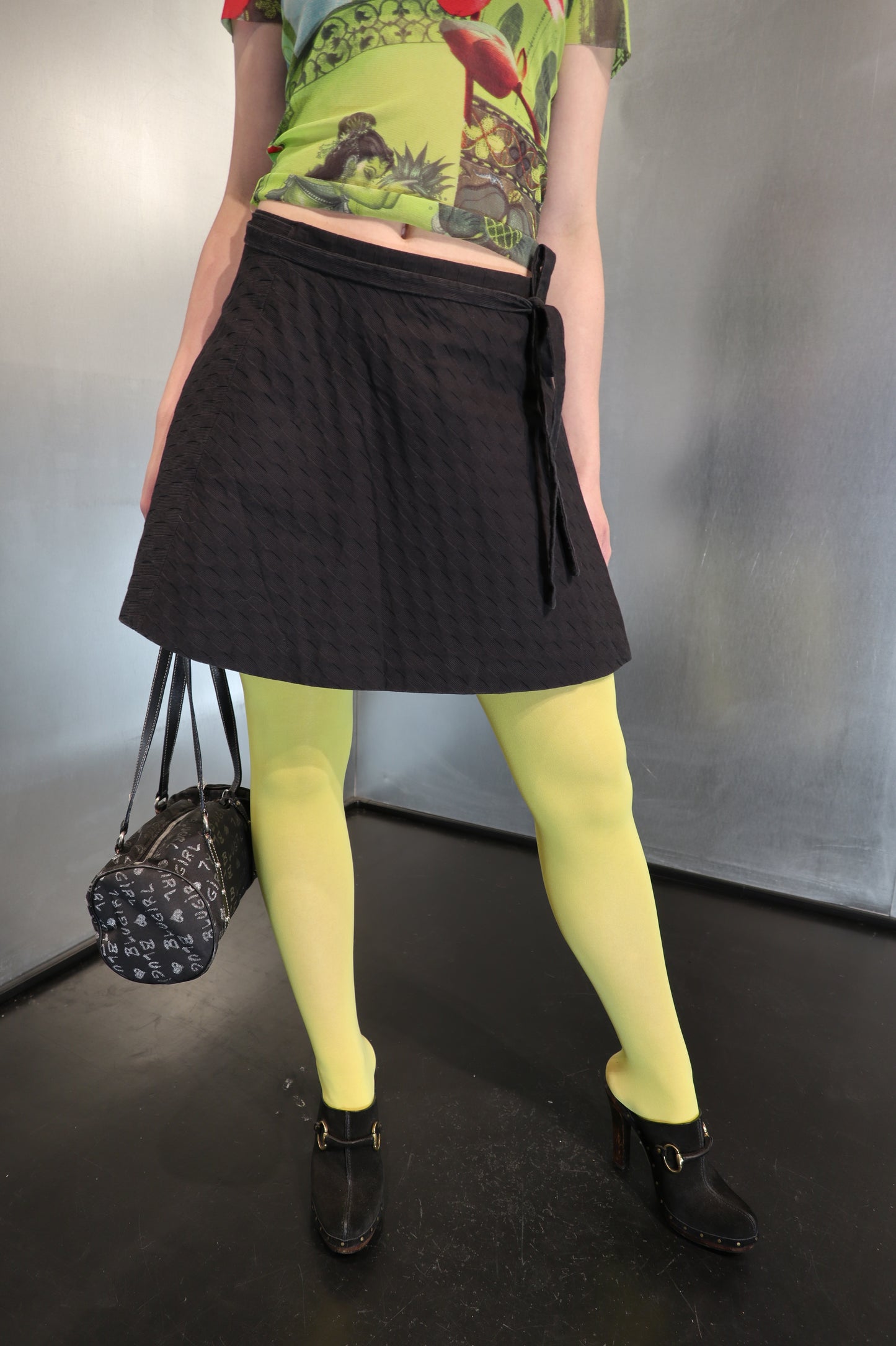 90´s Dolce & Gabbana Structured Wrap skirt