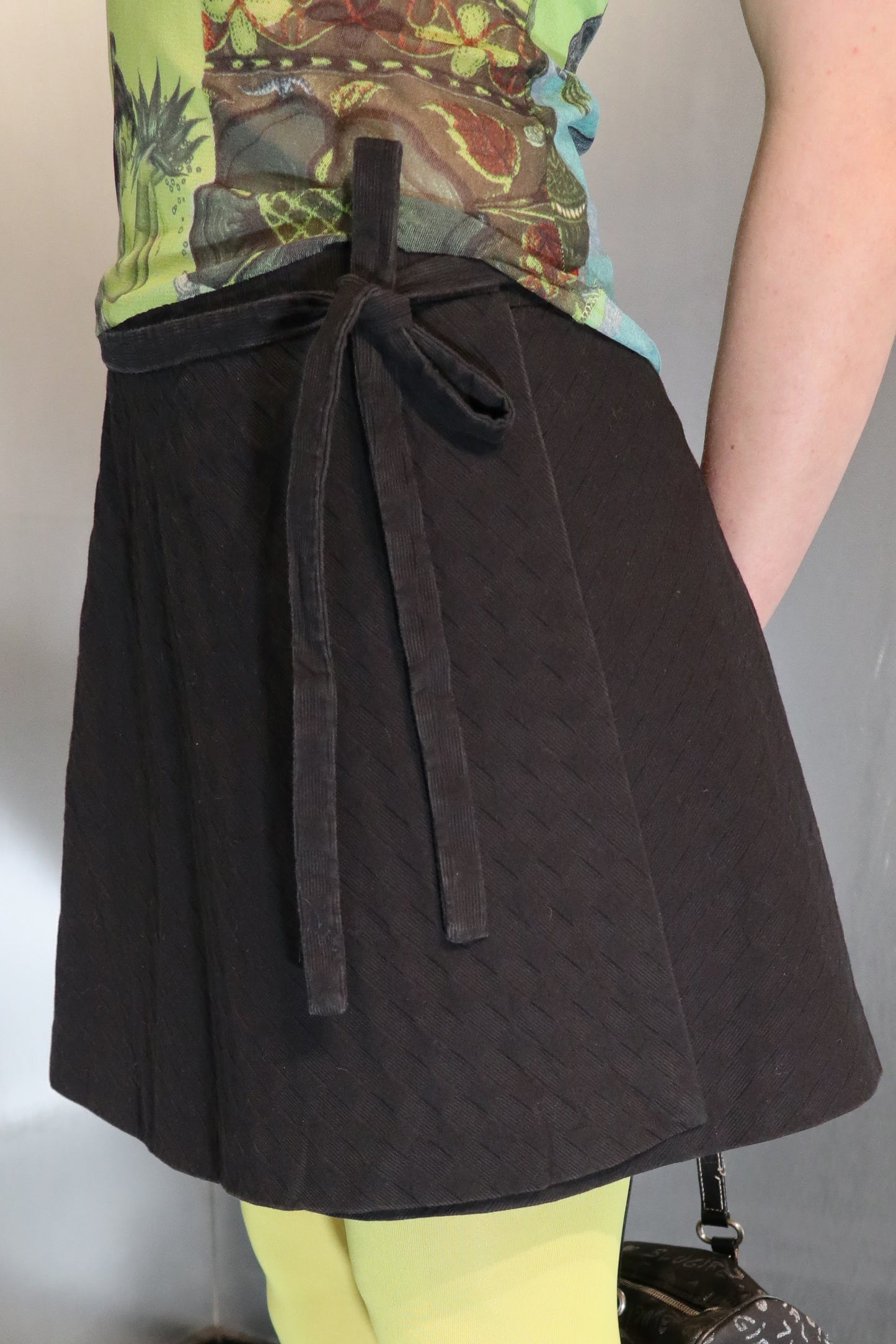 90´s Dolce & Gabbana Structured Wrap skirt