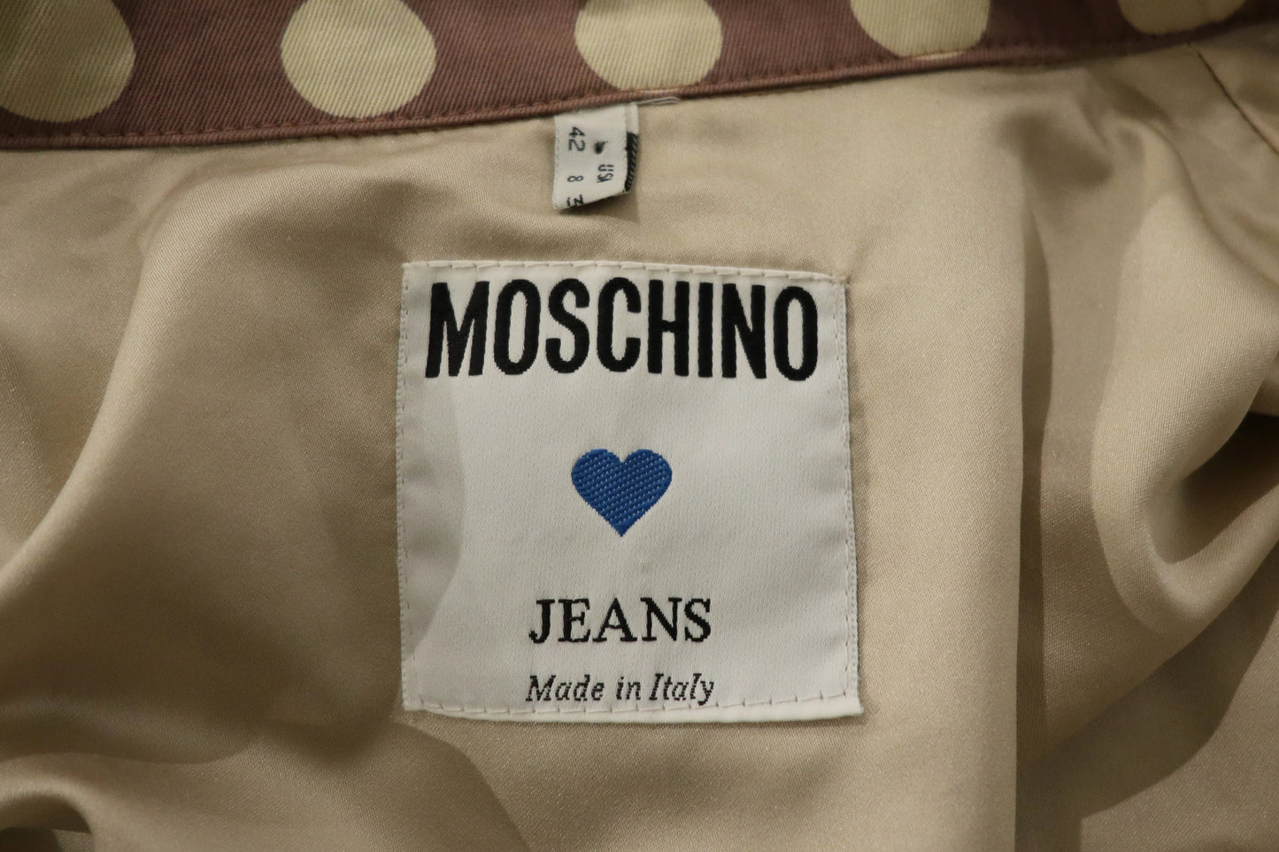 Rare Moschino polkadot Bermuda set