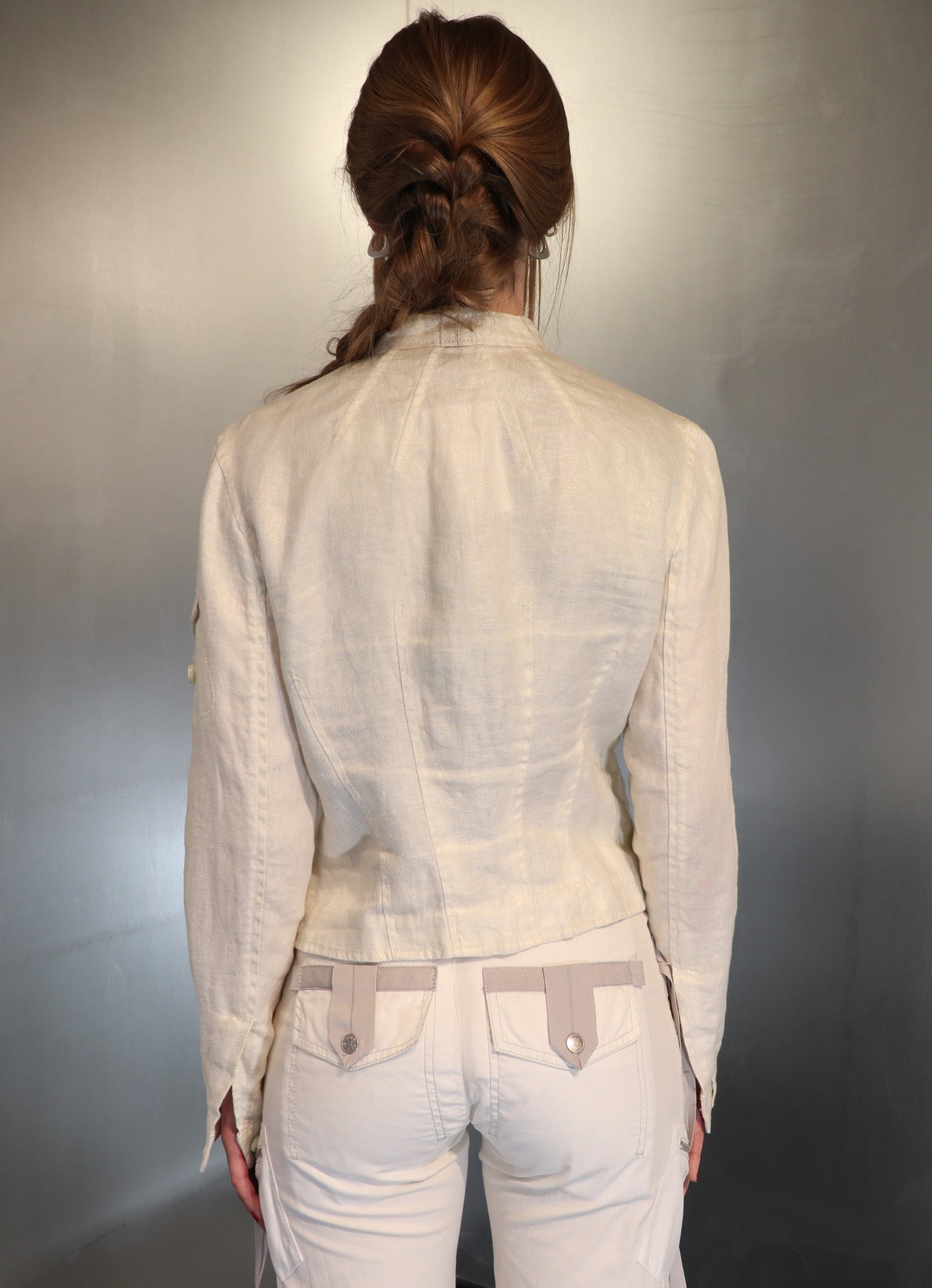 2000´s Armani Exchange Soft Linnen Biker Jacket
