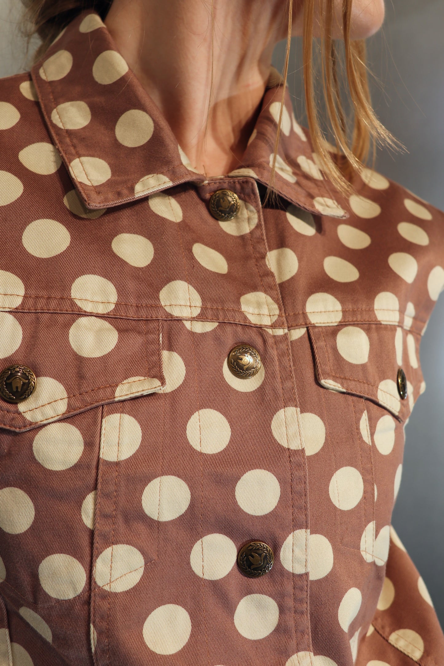 Rare Moschino polkadot Bermuda set