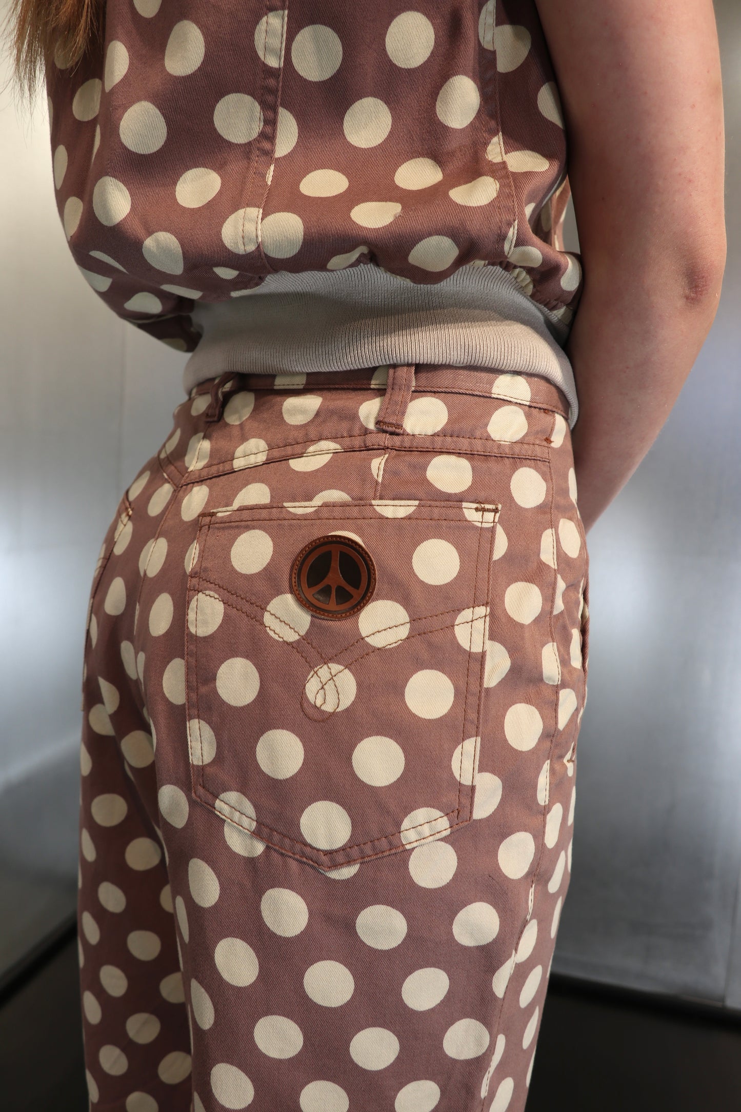 Rare Moschino polkadot Bermuda set