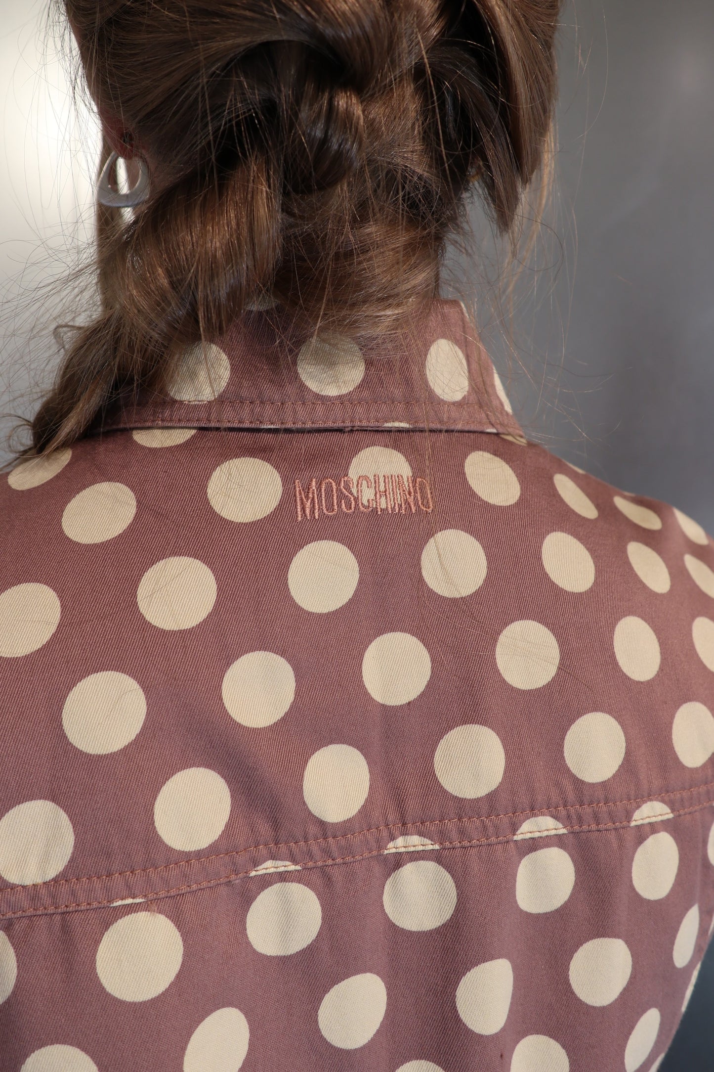 Rare Moschino polkadot Bermuda set