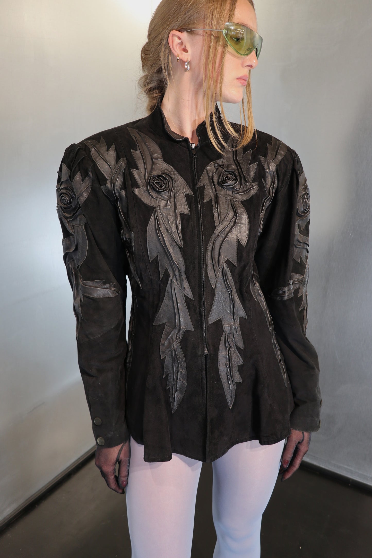 Rare 80´s Suede Appliqué Jacket