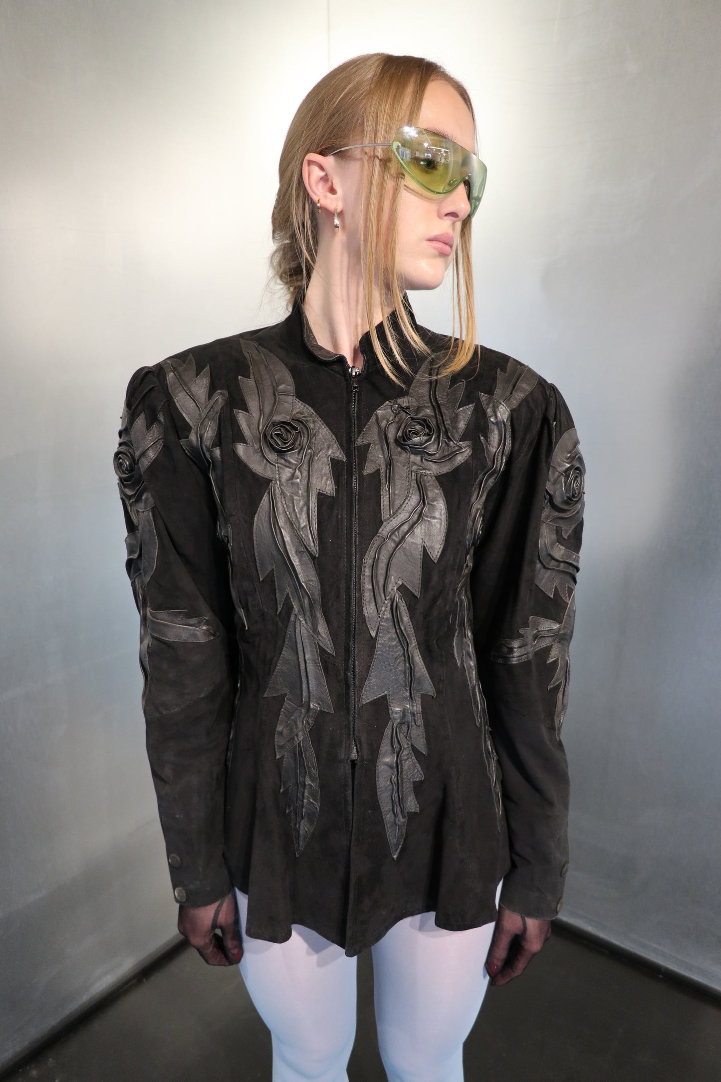 Rare 80´s Suede Appliqué Jacket