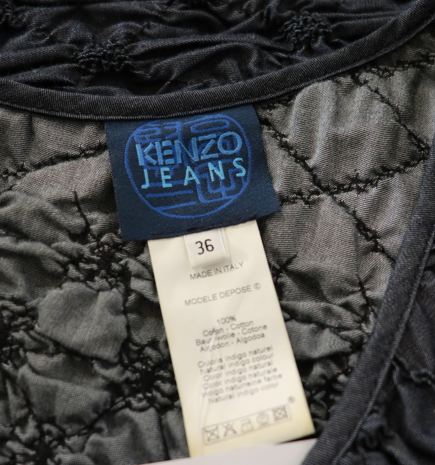 Kenzo Jeans Crinkled Set Rare Archival Y2K